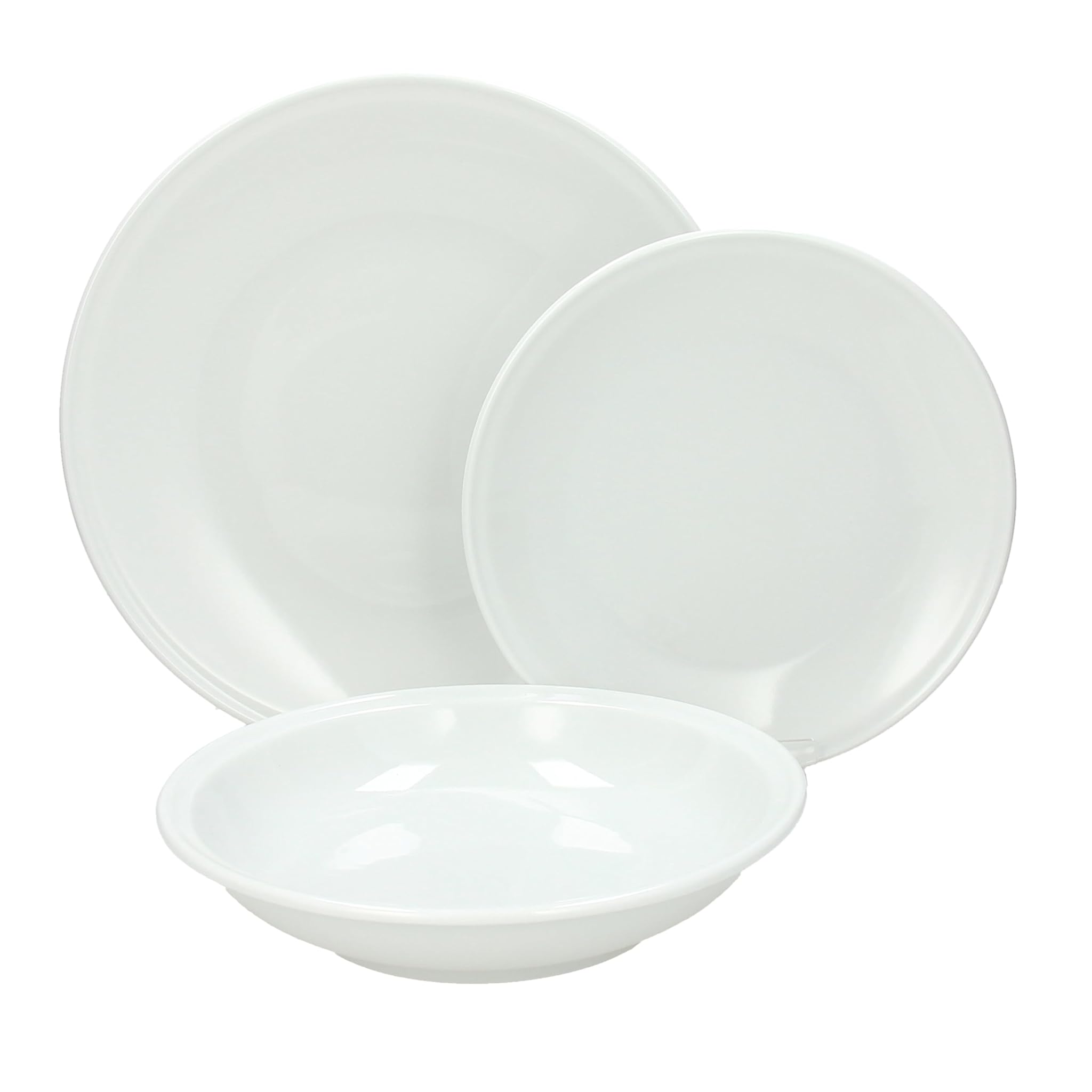 Tognana AZ Bianco - Servizio Piatti 18 Pezzi, Porcellana