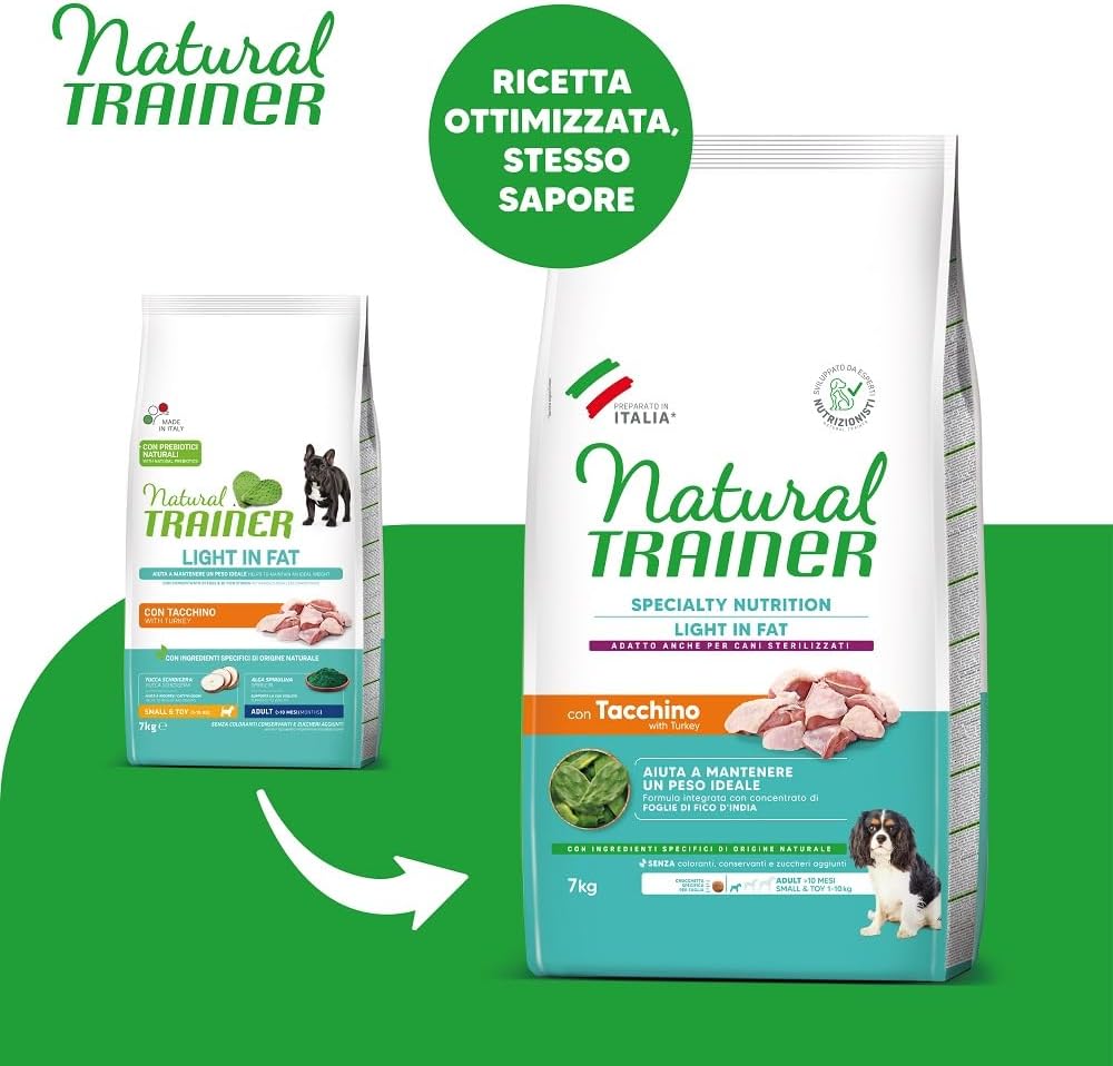 Natural Trainer Ideal Weight Small & Toy - Cibo per Cani 7kg - immagine 2