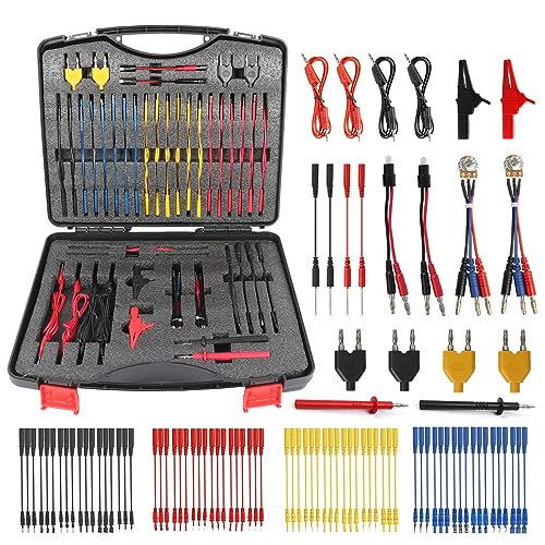 PLAYOCCAR Set Cavi Prova Multimetro 92 Pezzi