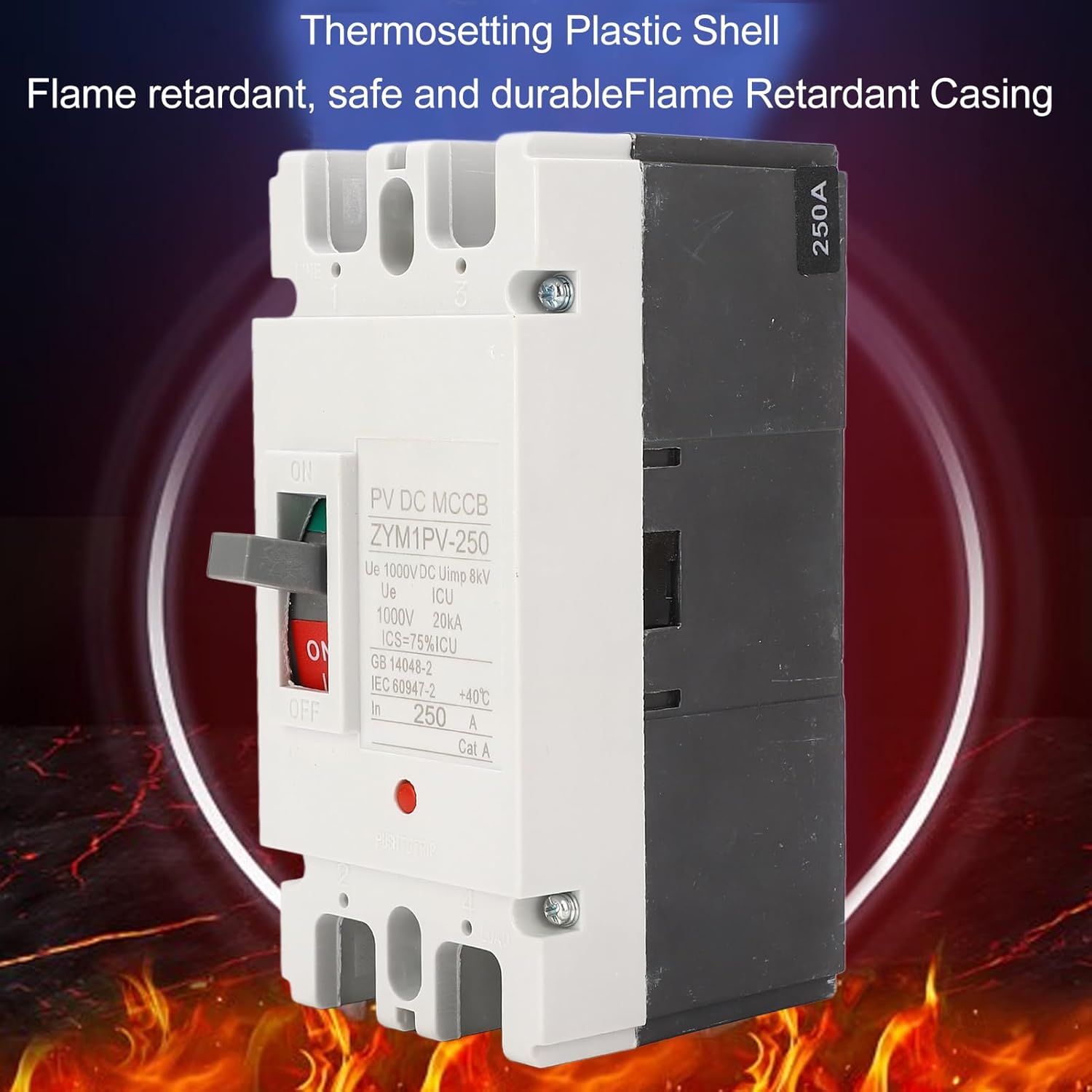 Interruttore Automatico Miniaturizzato CC 2 Poli 250A - immagine 2