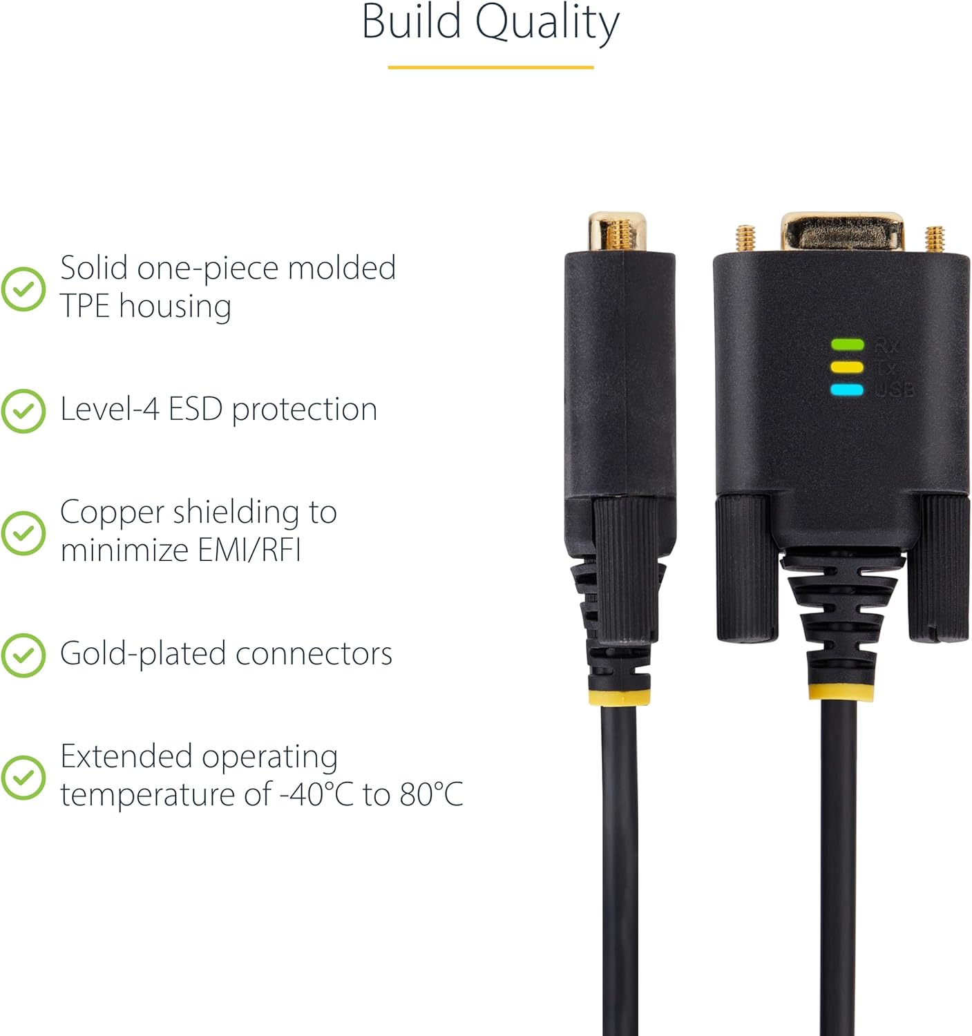 Startech.com Cavo USB a Seriale 1m RS232 - immagine 6