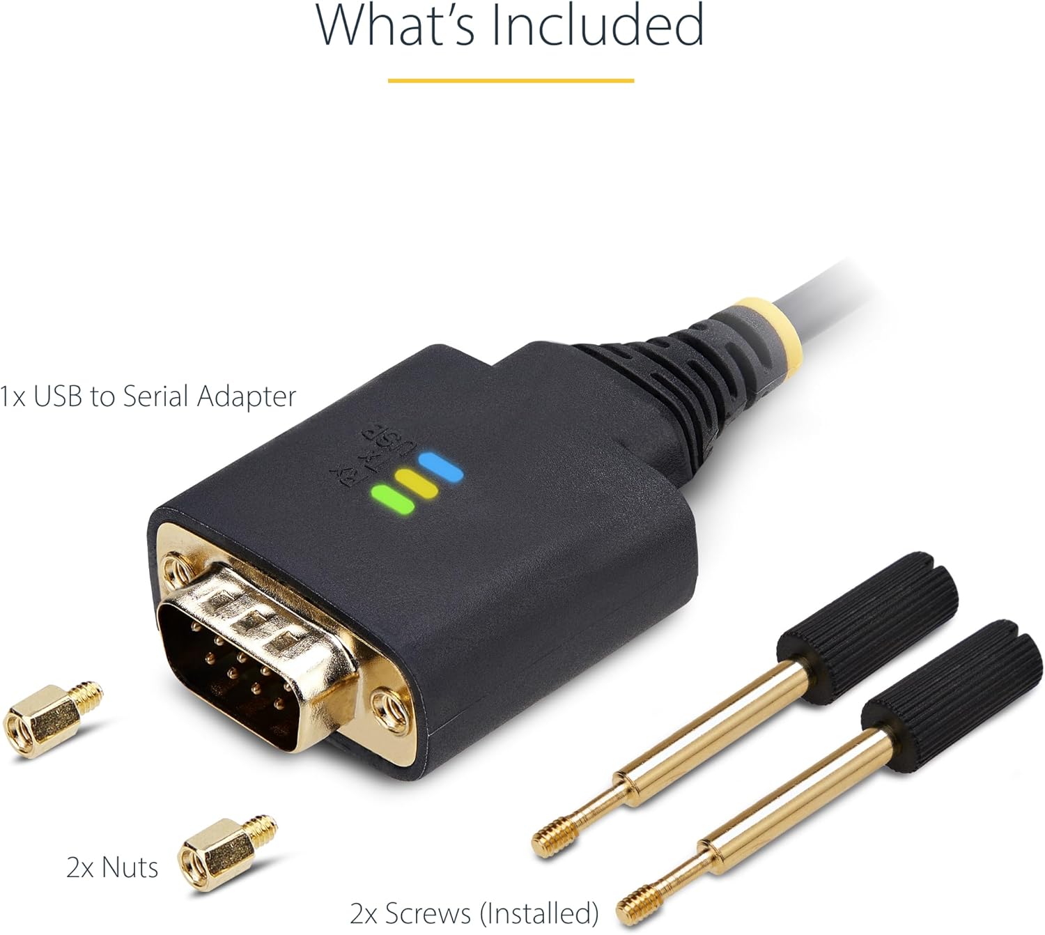 Startech.com Cavo USB a Seriale 1m RS232 - immagine 7