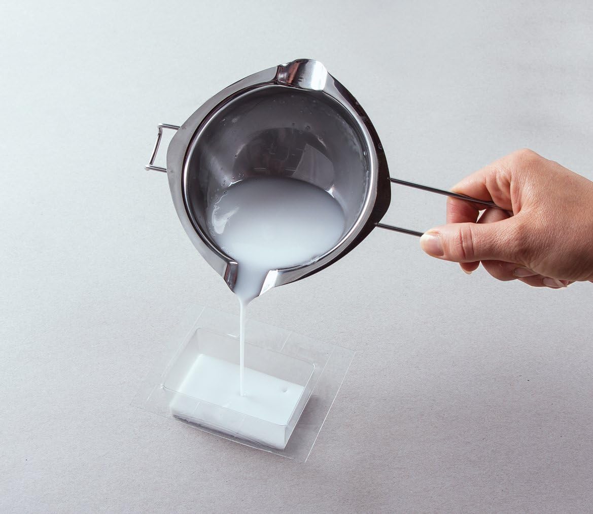 Rayher Blocco di Sapone Base 600g Trasparente/Bianco - immagine 4