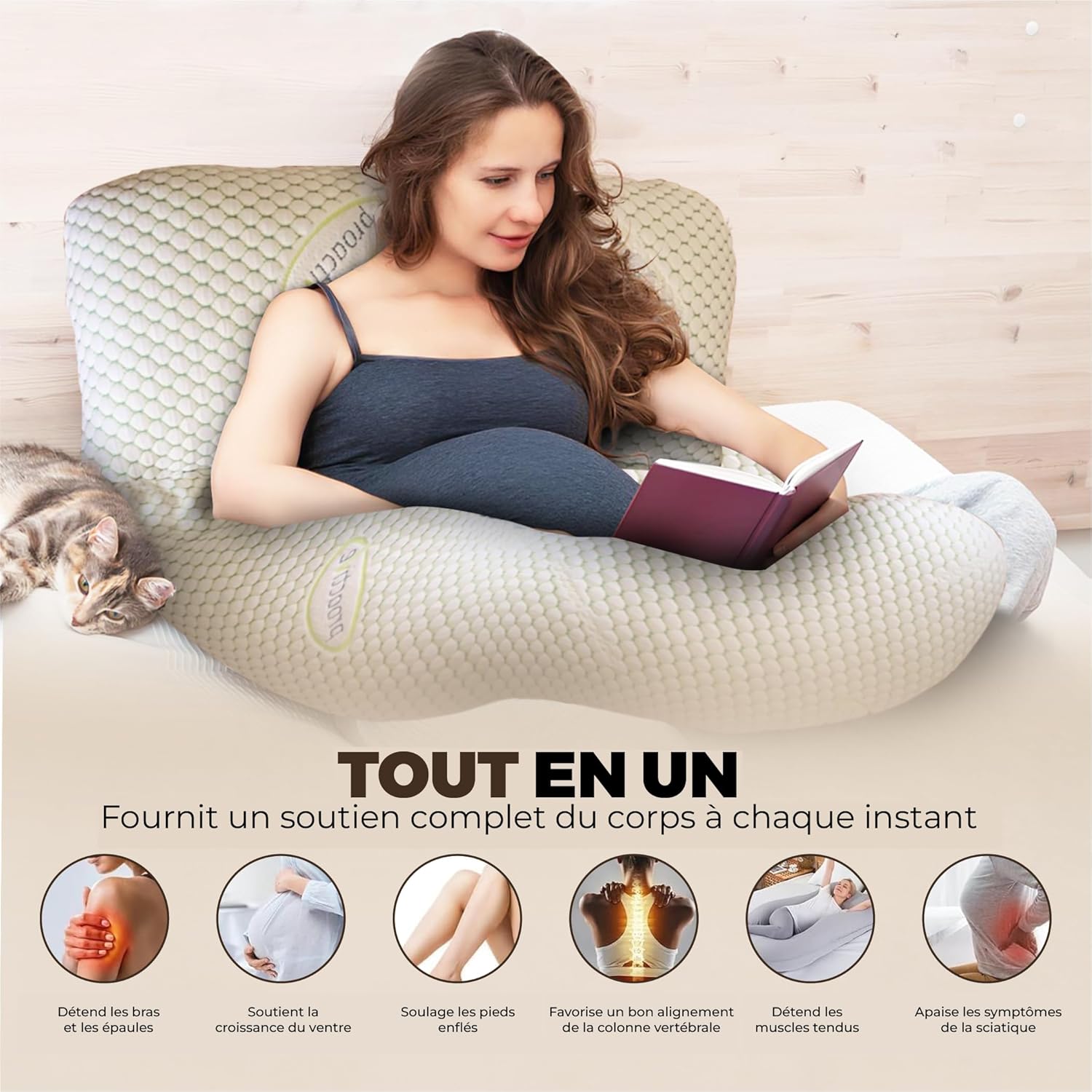 Cocooning Serenity - Cuscino Maternità Multifunzionale - immagine 5