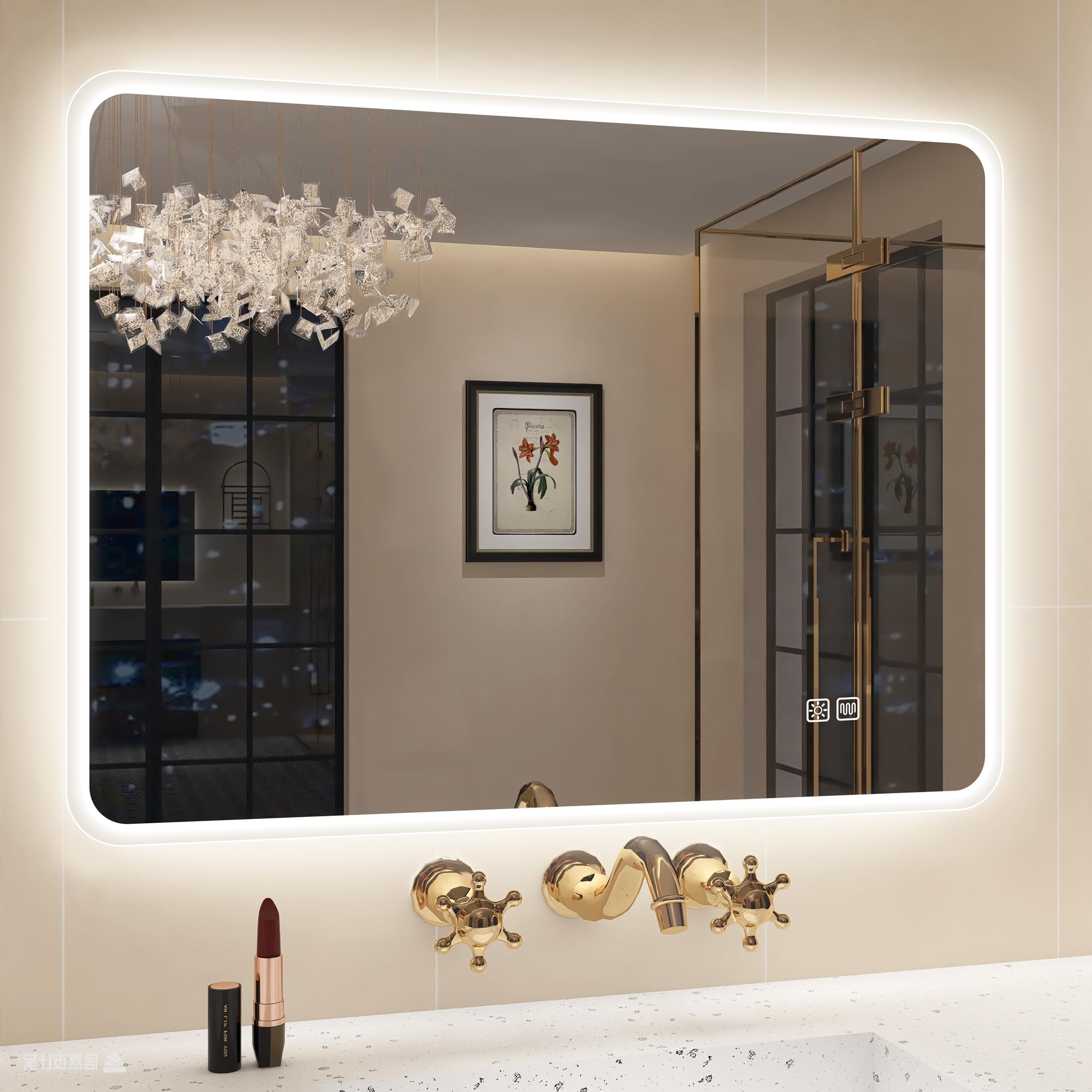 Starlead Specchio Bagno LED 60x80cm con Disappannamento