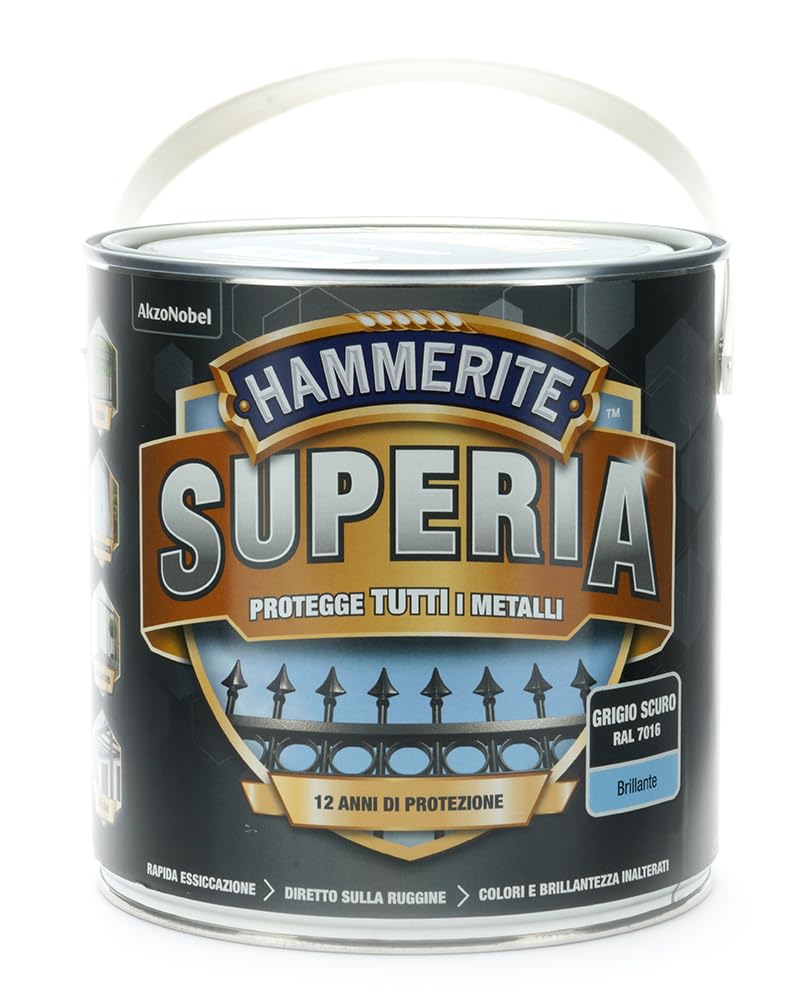 Hammerite Superia Smalto Metallo Antiruggine 2.5 L