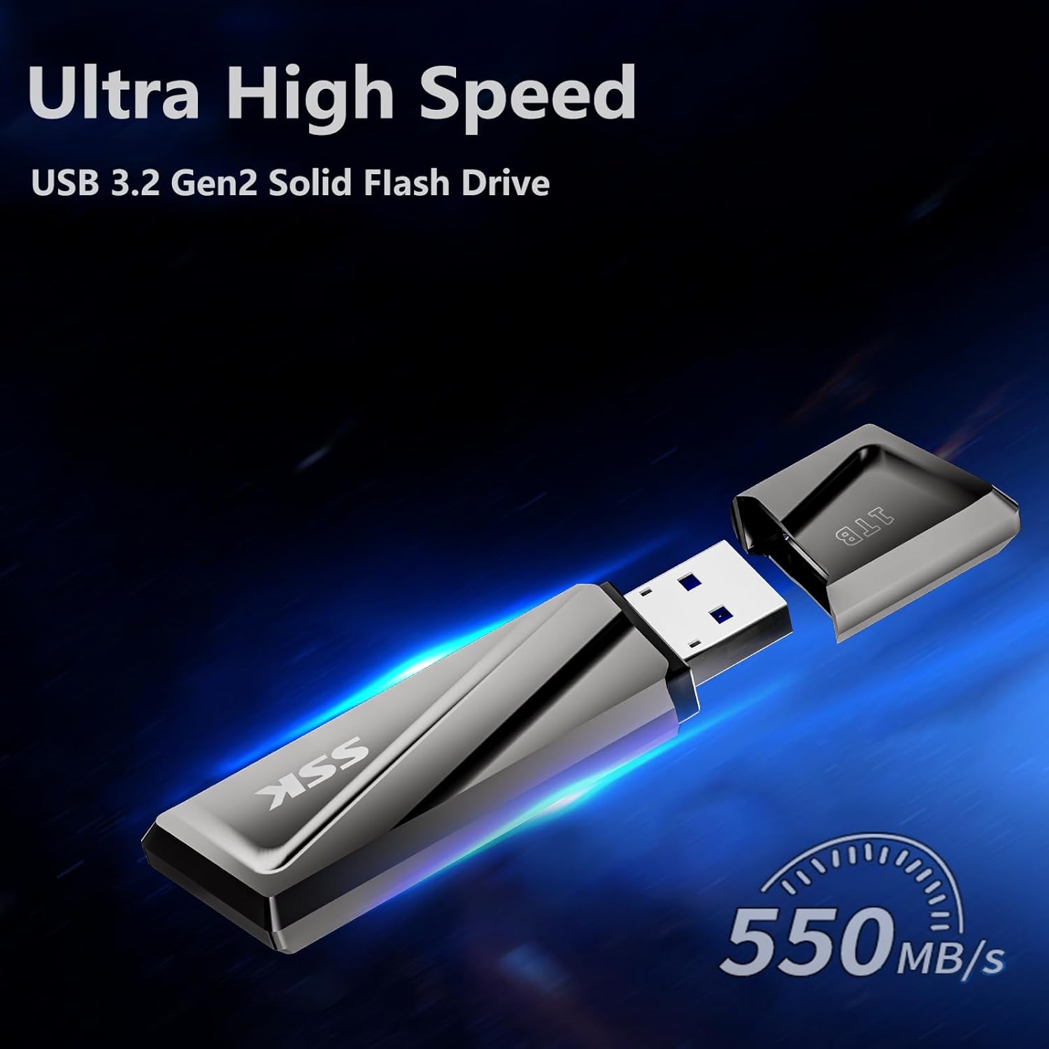 Ssk SSD USB 3.2 Gen2 da 1TB - Esterno Portatile - immagine 3