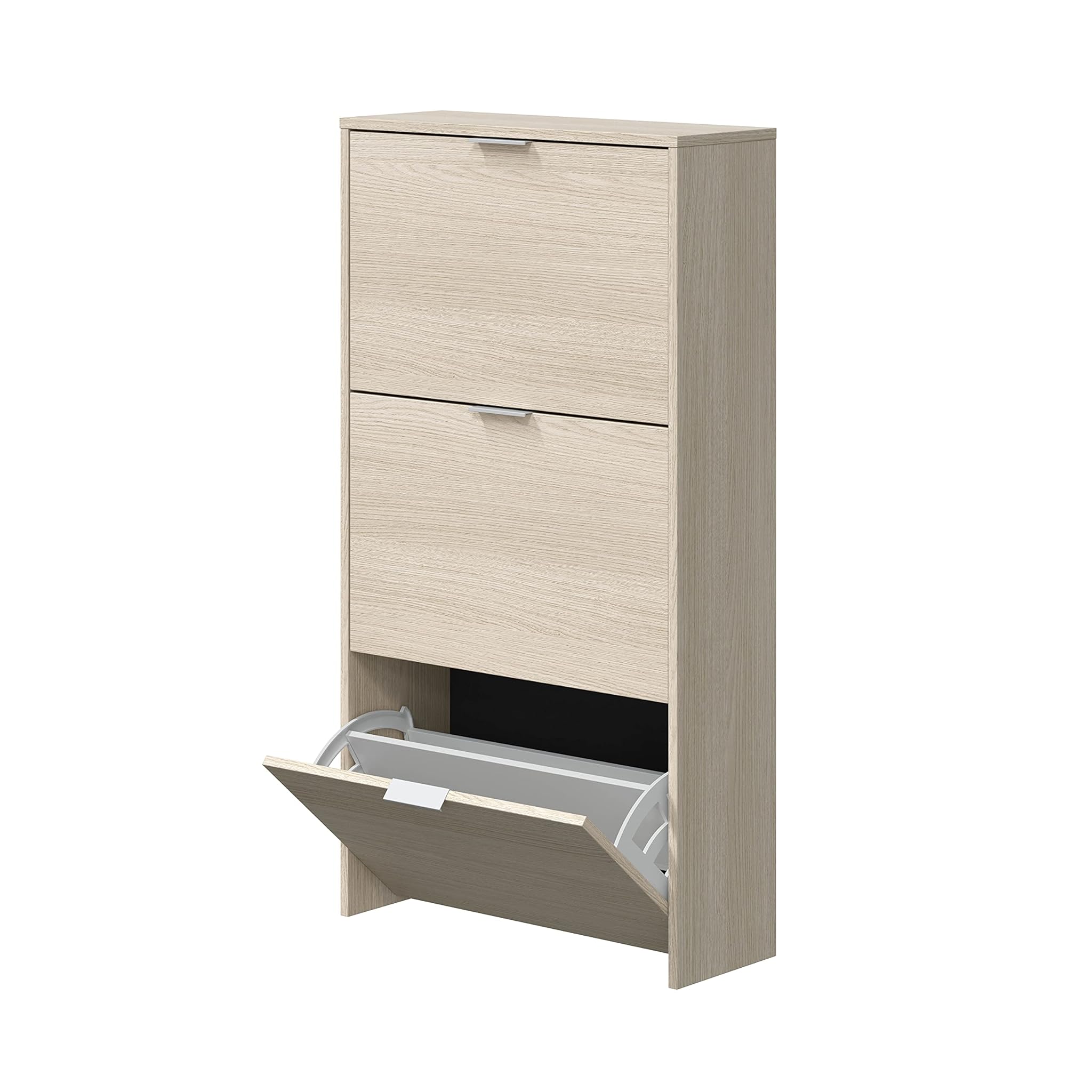 Scarpiera 3 Porte, Rovere Canadese 60x113x22cm