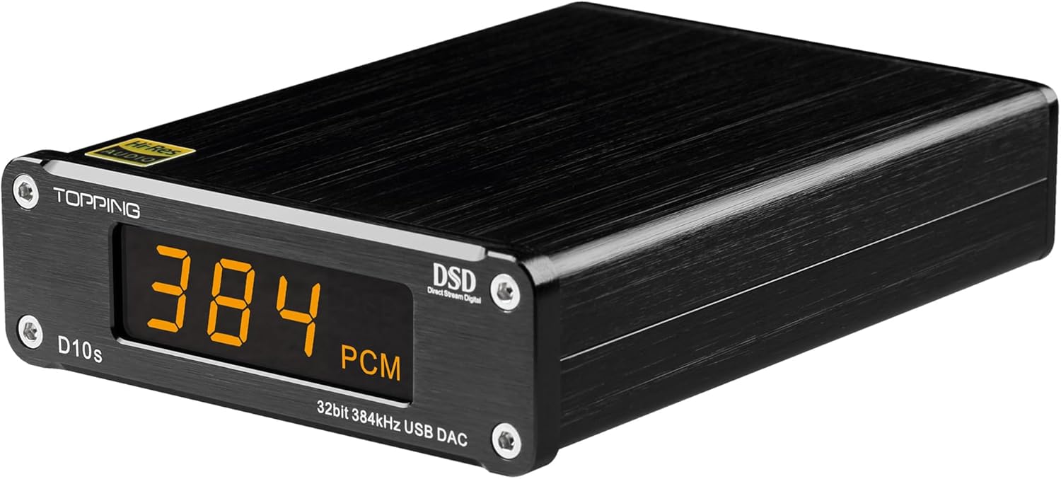 Topping D10s USB DAC XMOS XU208 Nero - immagine 2