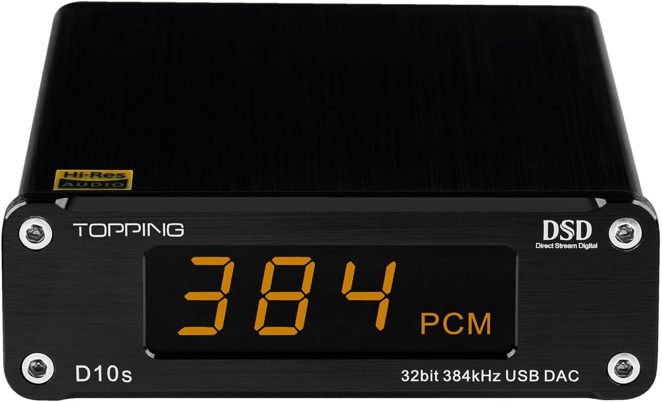 Topping D10s USB DAC XMOS XU208 Nero - immagine 3