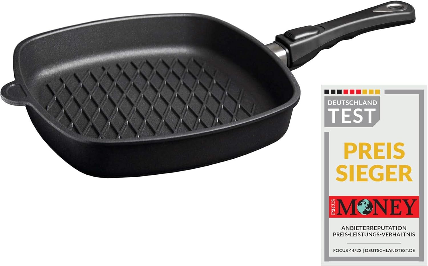 Amt Gastroguss Padella Angolare Induzione 28x28cm