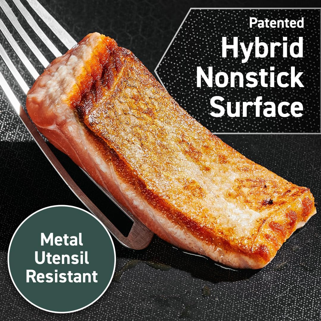 Hexclad Padella Ibrida Antiaderente Profonda 4,5 Litri - immagine 4