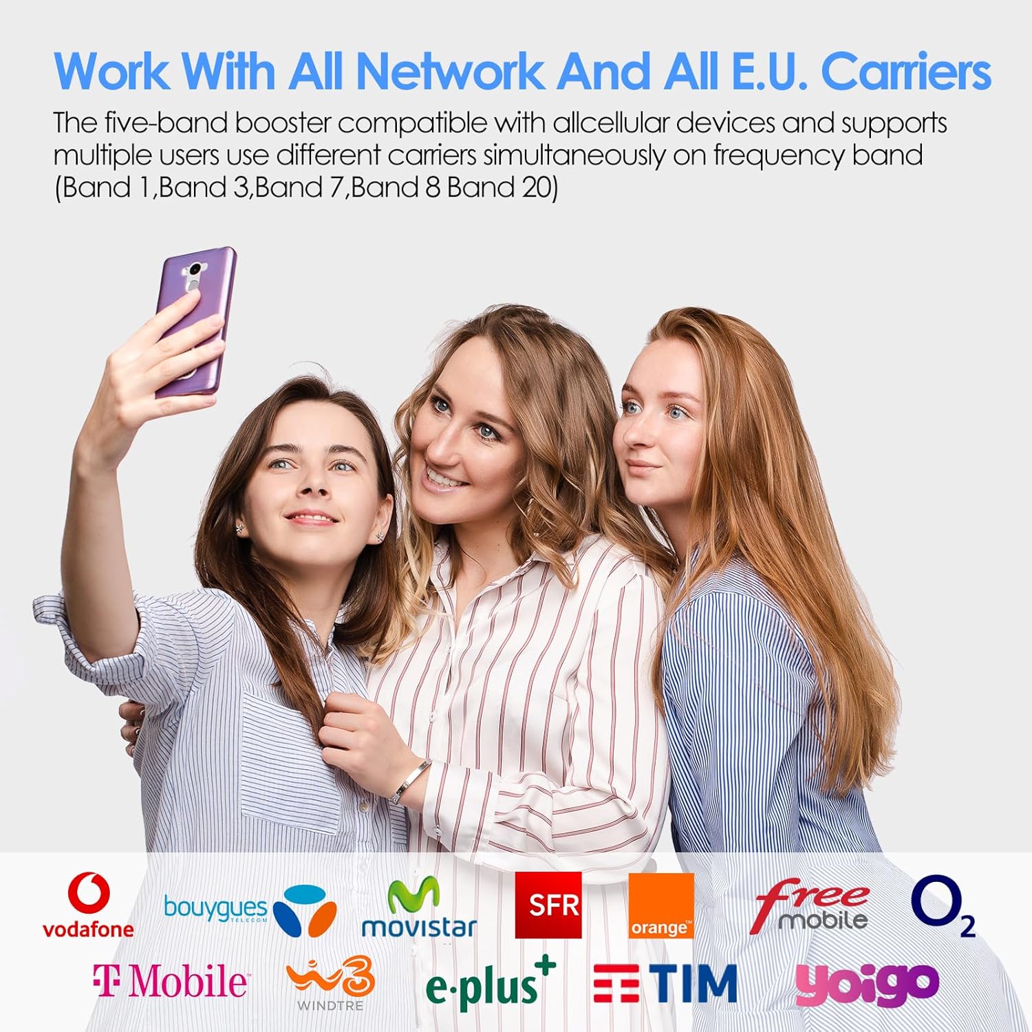 Amplificatore Segnale Cellulari 4G LTE 3G 2G 5 Bande - immagine 2