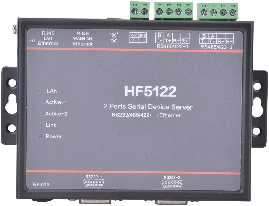 Server Seriale HF-5122 Dual Port RS232/RS485/RS422 - immagine 2