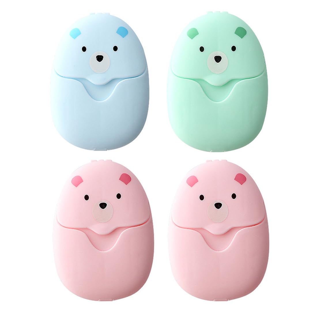 EIHI 4 Pezzi 200 Fogli di Sapone da Viaggio