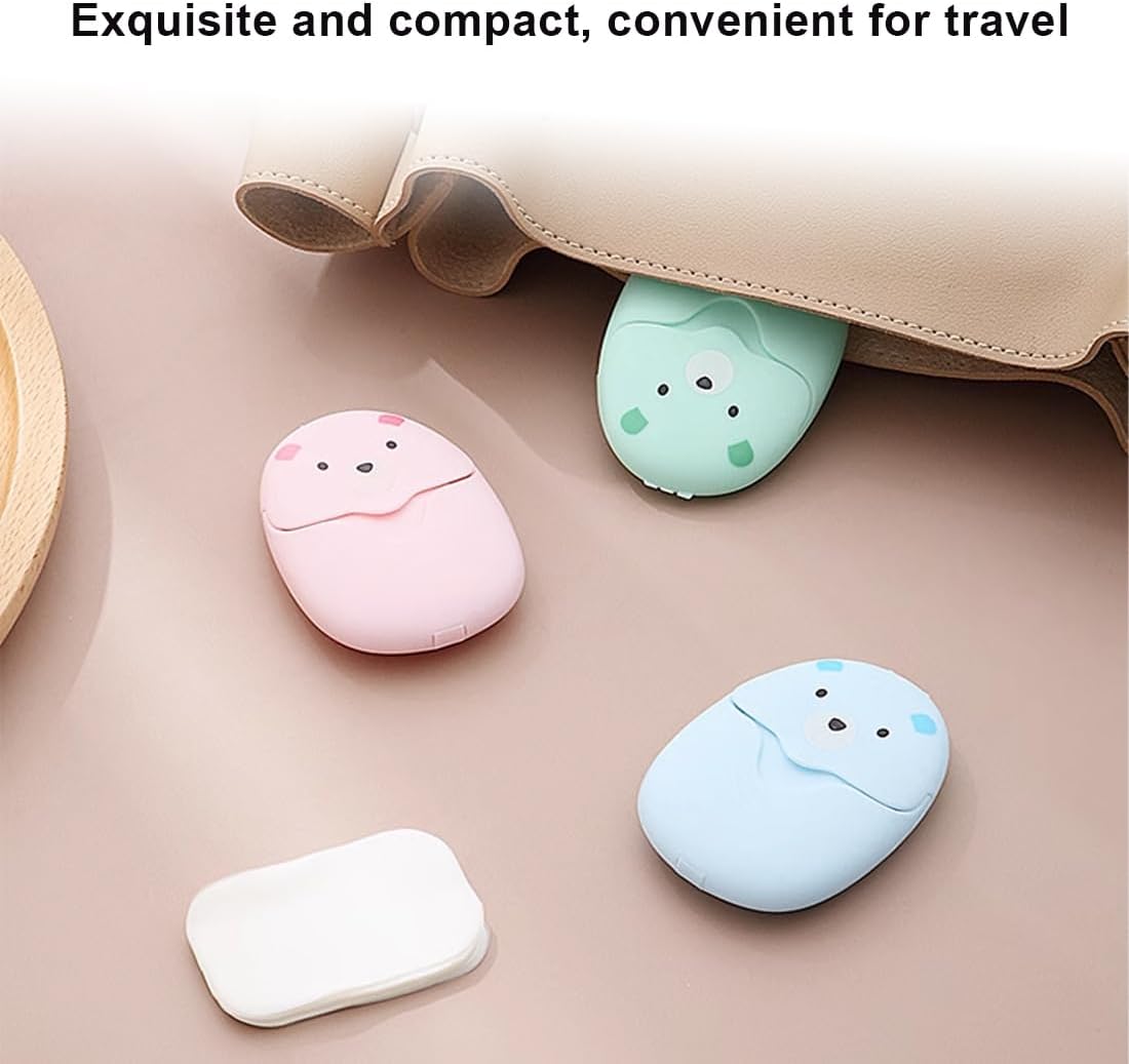 EIHI 4 Pezzi 200 Fogli di Sapone da Viaggio - immagine 5