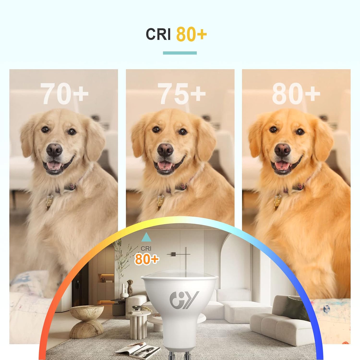 Gy Lampadine GU10 LED 4.9W, Bianco Neutro - immagine 5