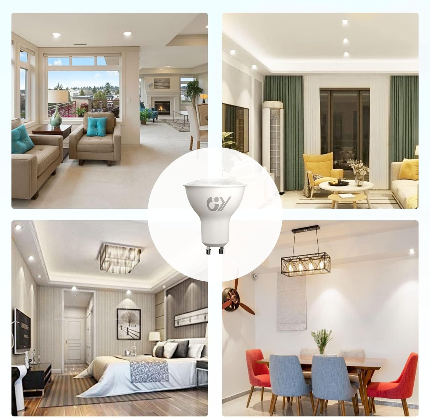 Gy Lampadine GU10 LED 4.9W, Bianco Neutro - immagine 7