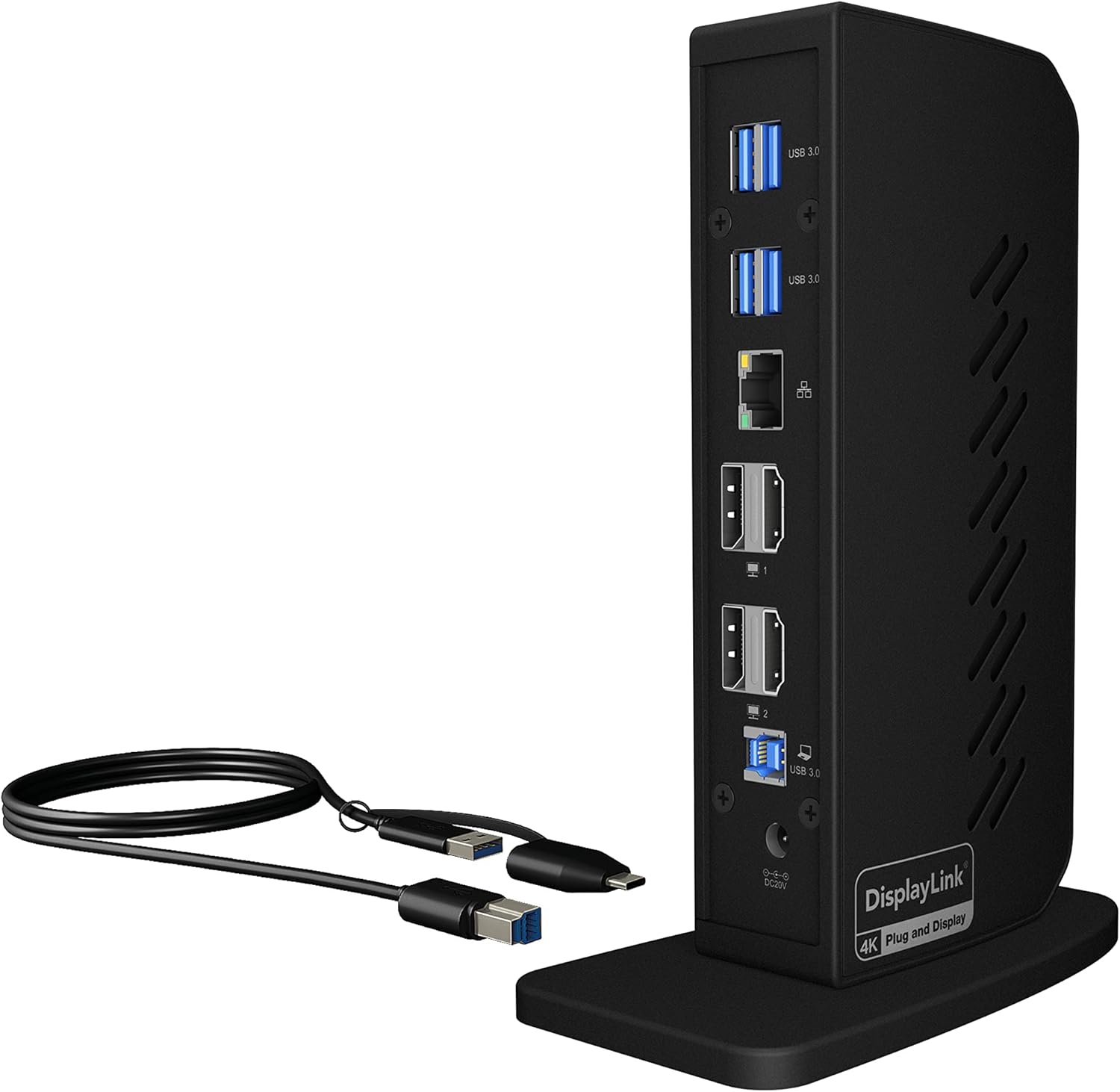 Icy Box Docking Station USB 3.0 / USB-C 11-in-1 - immagine 1