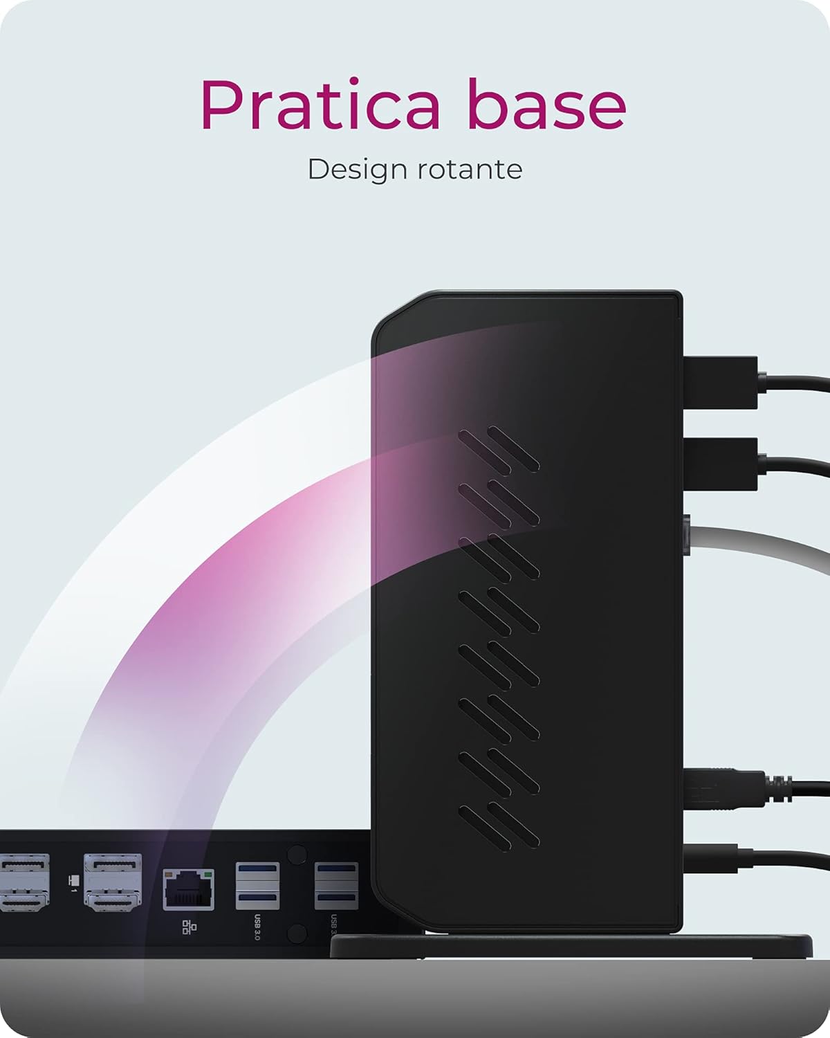 Icy Box Docking Station USB 3.0 / USB-C 11-in-1 - immagine 5