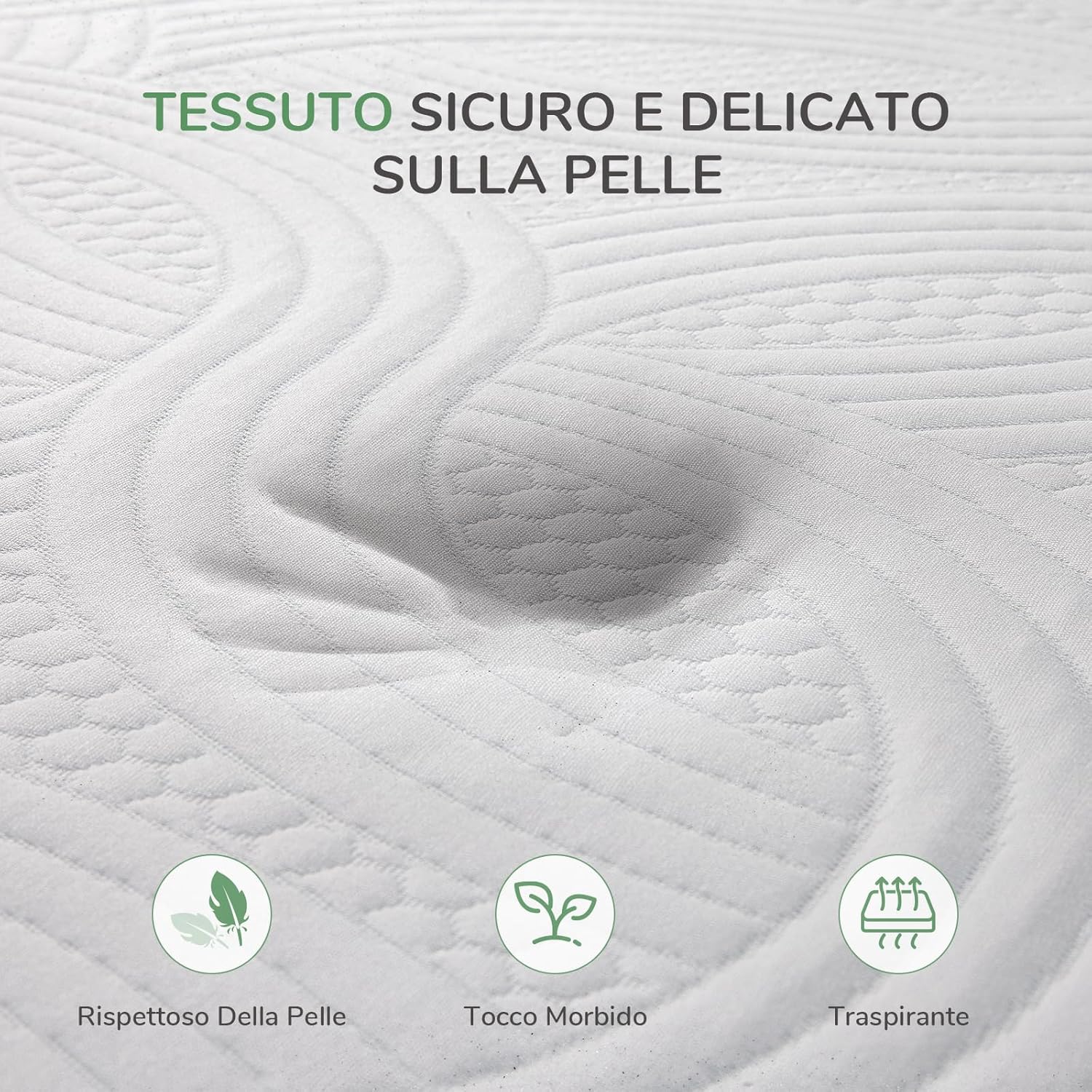 Novilla Topper Matrimoniale Memory Foam 160x200cm - immagine 4