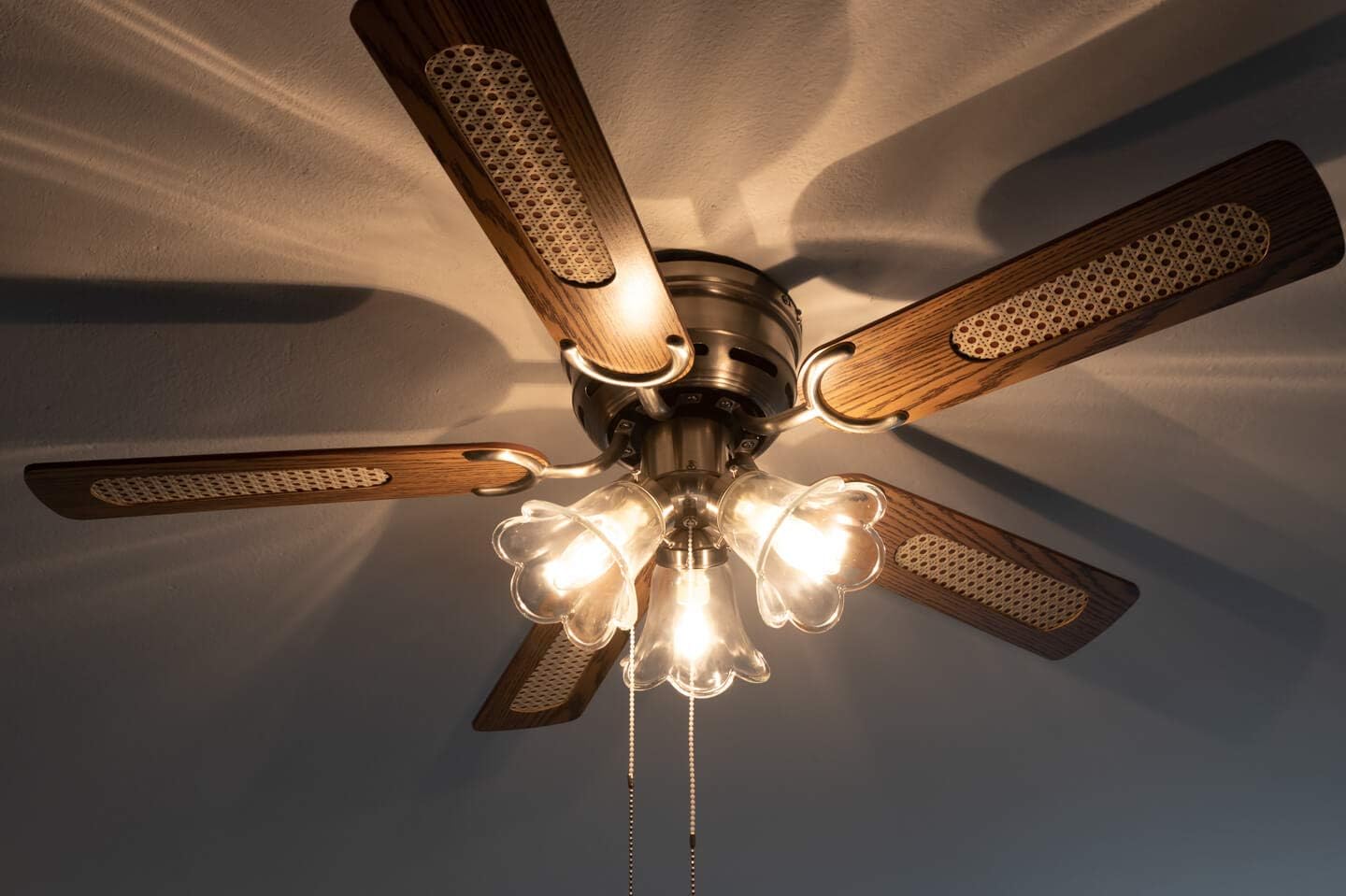 Ventilatore a Soffitto Deluxe 105cm, Nichel Spazzolato - immagine 8