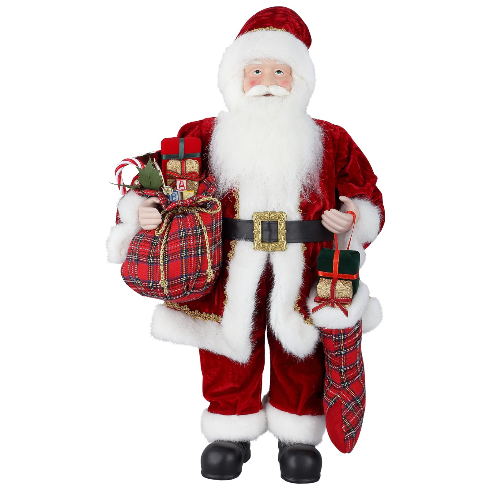Uten Babbo Natale Grande Statua in Piedi 61cm