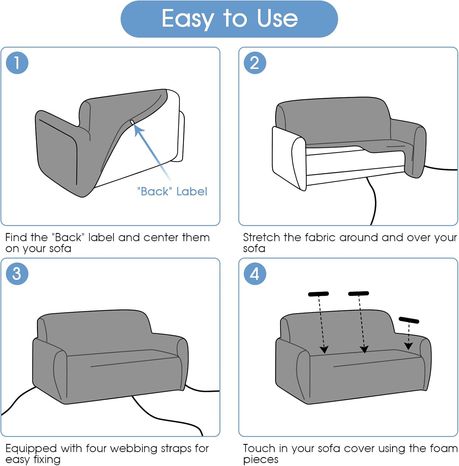 Copridivano a L impermeabile elasticizzato 3 posti - immagine 3