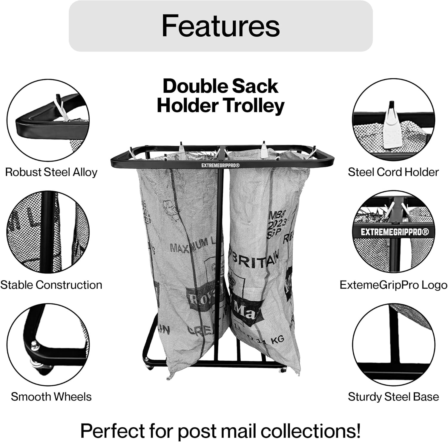 Post/Post/Doppio Sacchetto di Ordinamento Postbag - immagine 3