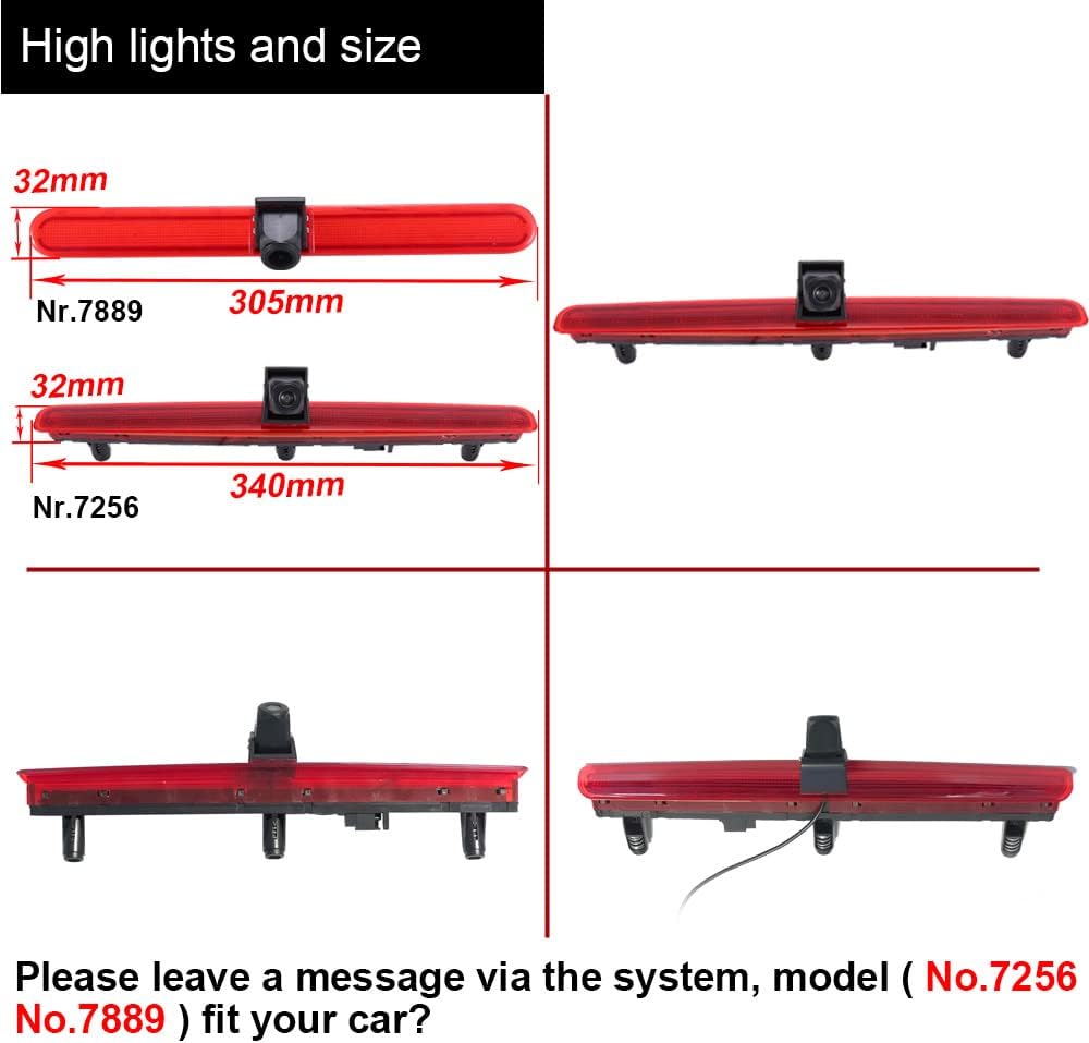 Telecamera Retromarcia Luce Freno per VW T5 (2003-2015) - immagine 3