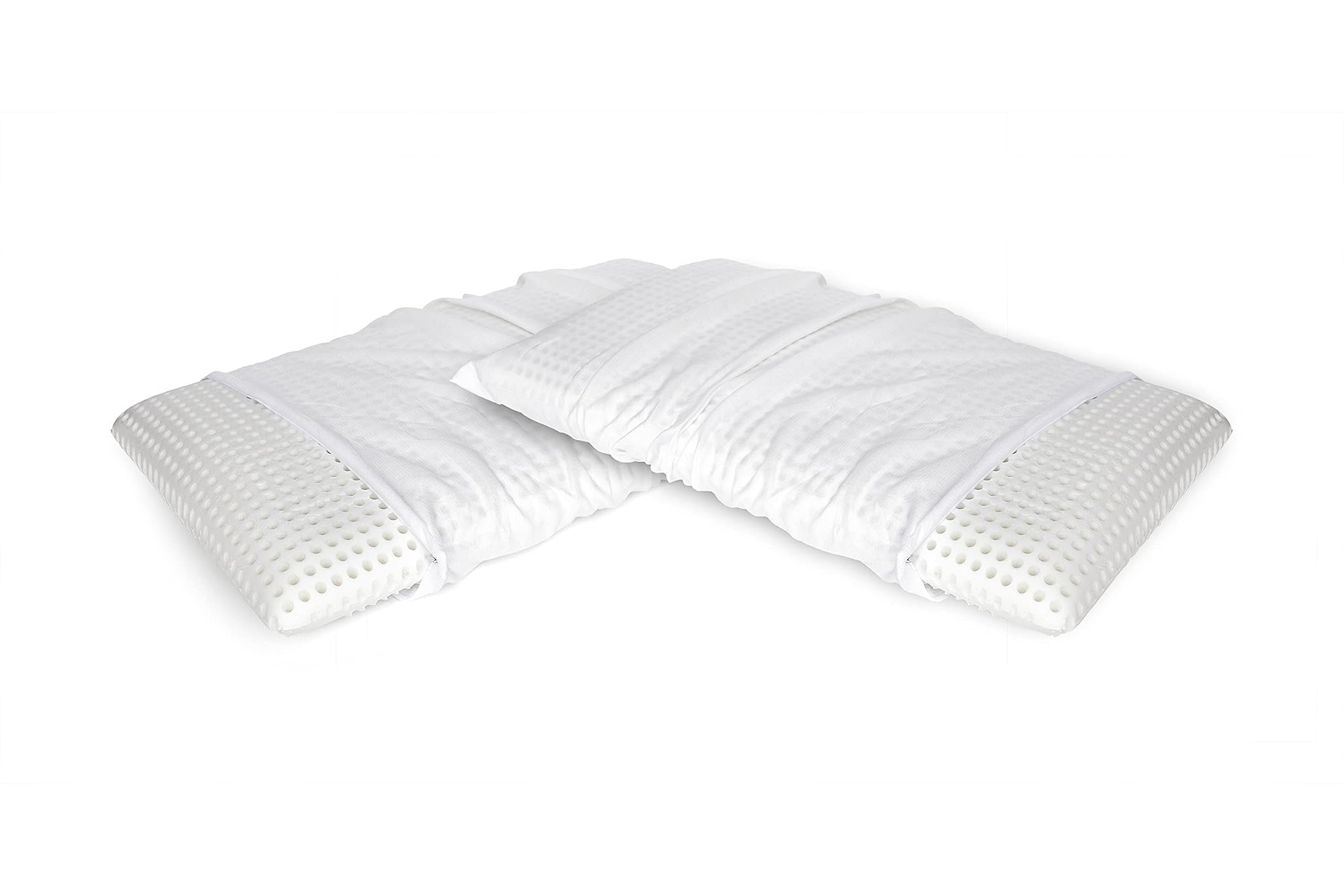 Talamo Italia - Set 2 Cuscini Memory Foam 70x39xh10 cm