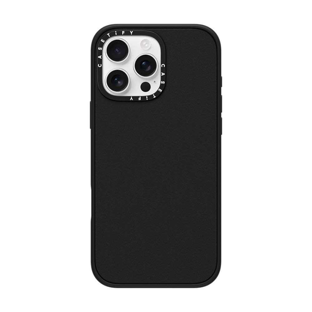 Casetify Impact - Custodia per iPhone 16 Pro Max, Nero Opaco