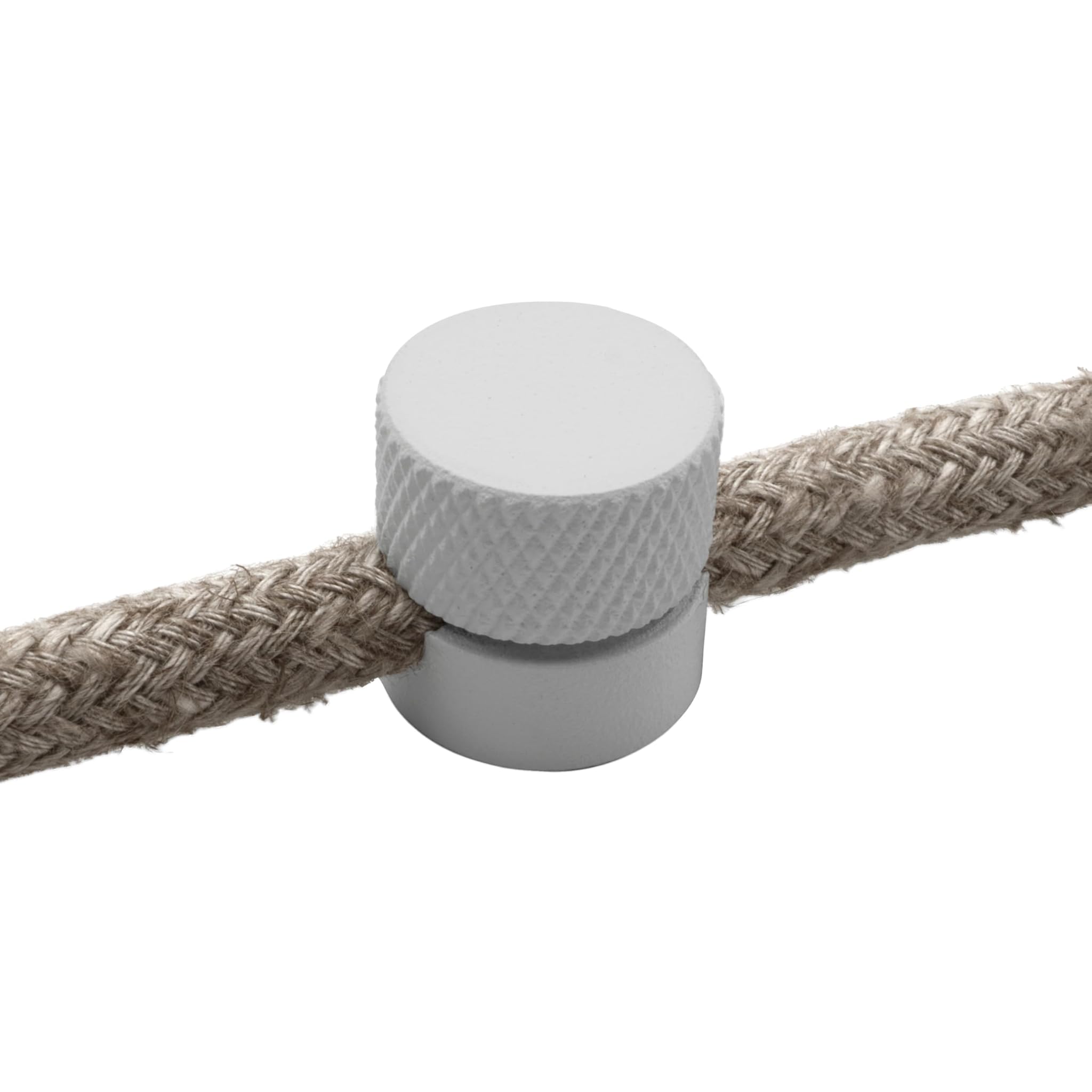 Amarcords - 10 Decentratori Pressacavo in Alluminio, Bianchi