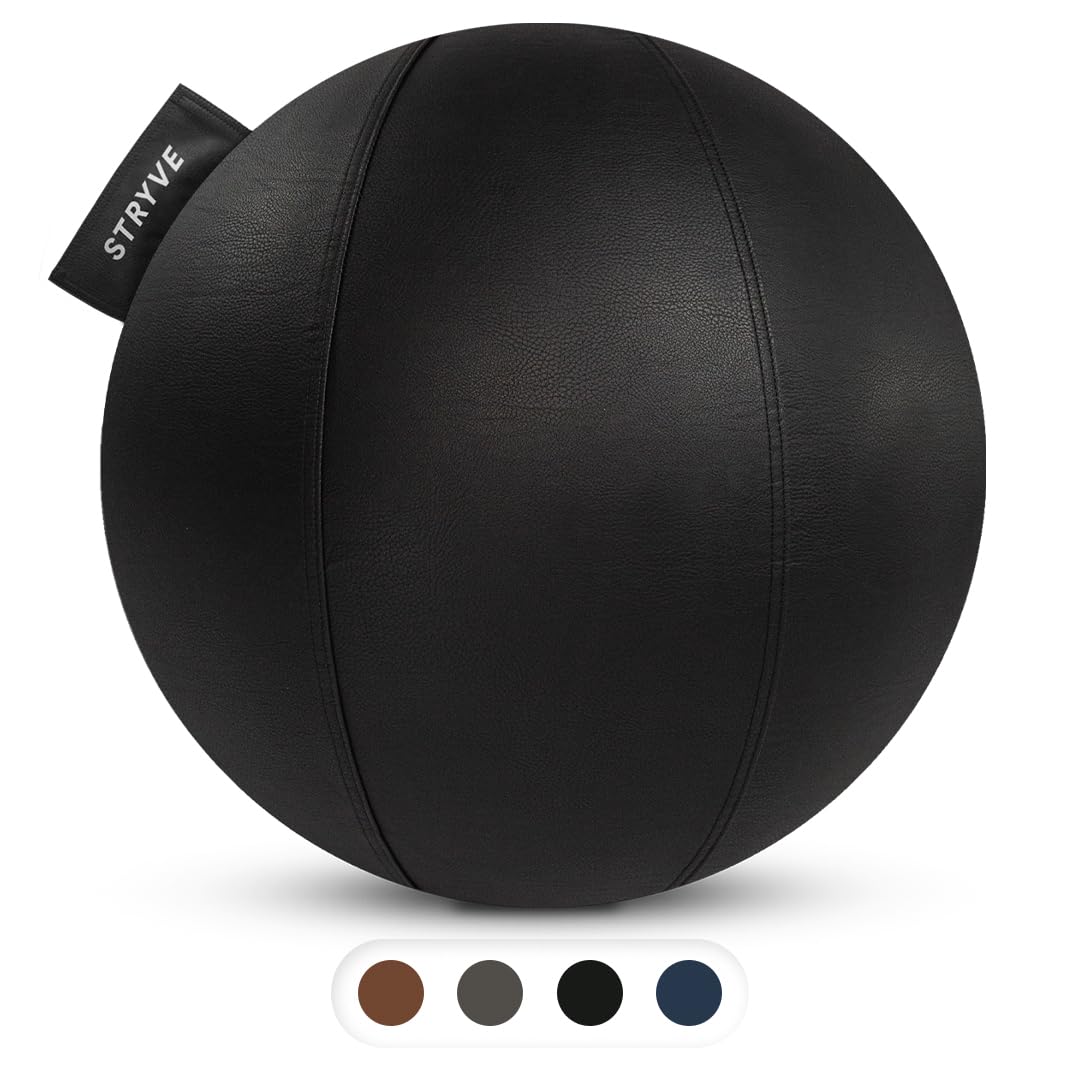STRYVE Active Ball all Black 65cm, Not Applicalbe Unisex-Adult