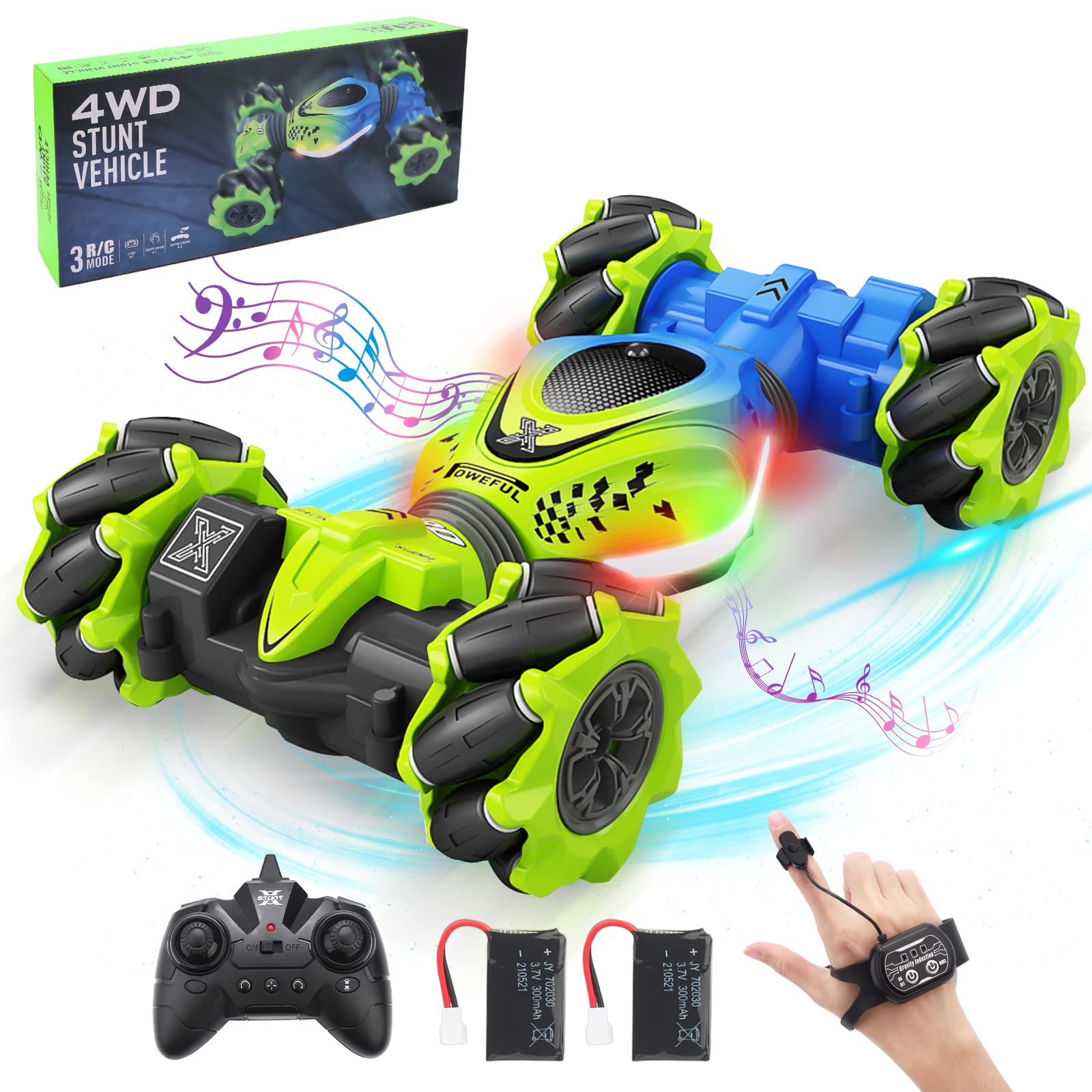 Pristar Macchina Telecomandata 4x4 RC Stunt Car 2.4Ghz