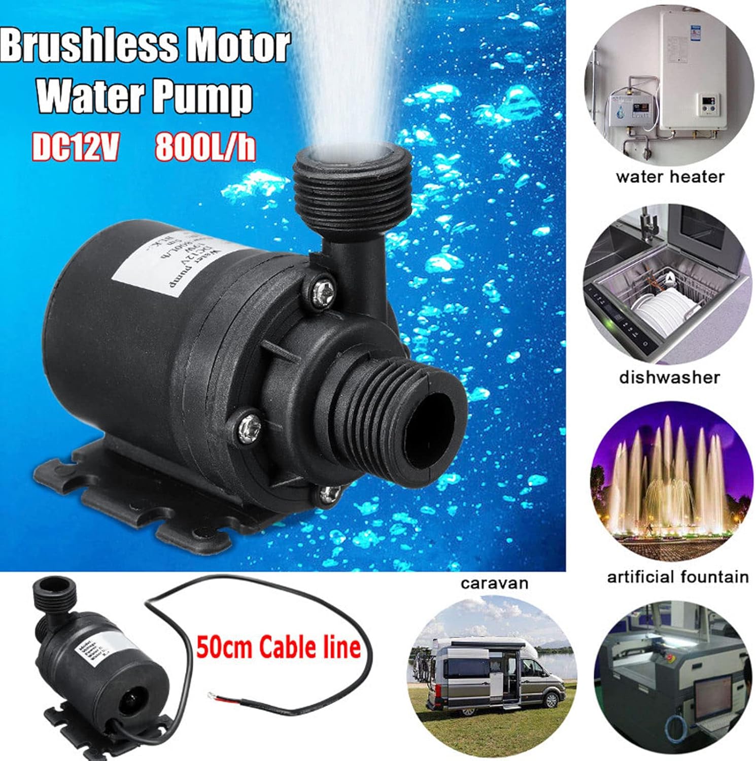 Pompa dell'Acqua a Energia Solare per Laghetto - immagine 3