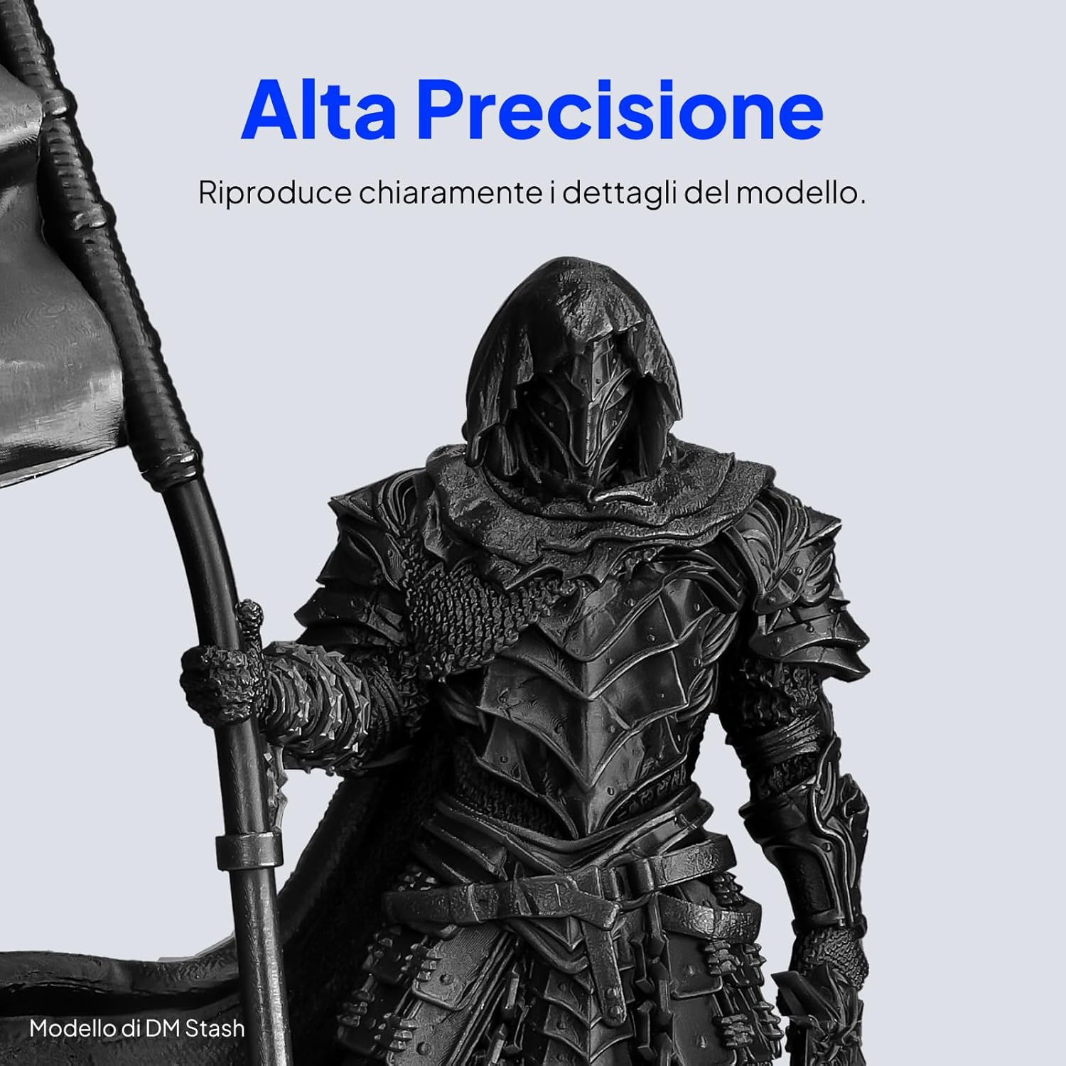 ELEGOO Resina Tough ad Alta Durezza, Nero 2000g - immagine 4