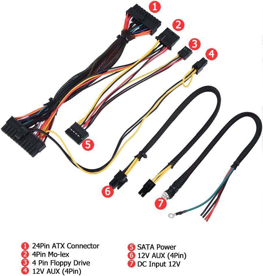 Bewinner Modulo di Alimentazione 300W per Mini-ITX e 1U - immagine 7