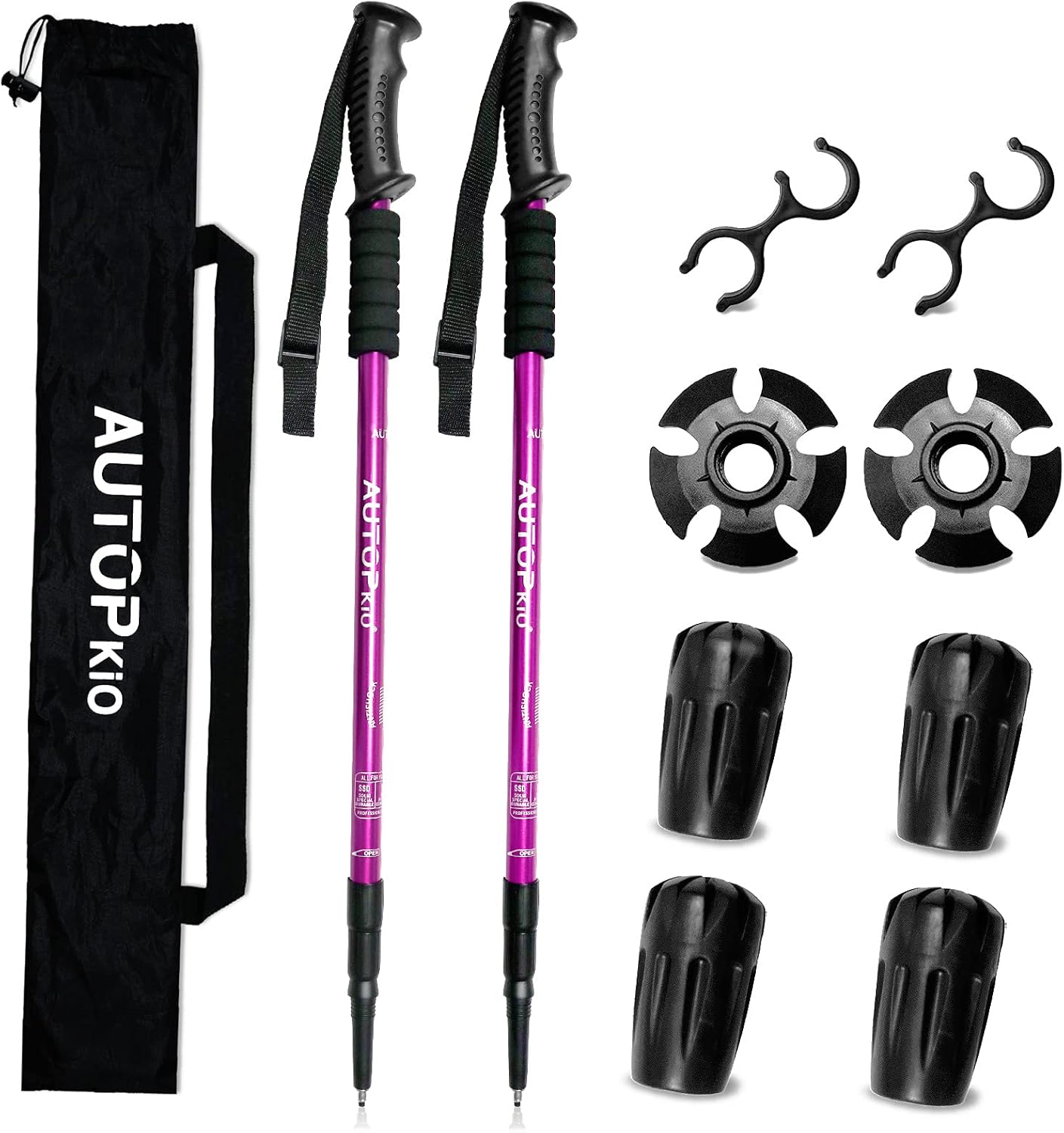 Autopkio Bastoni Trekking Telescopici Alluminio 65-135cm - immagine 1