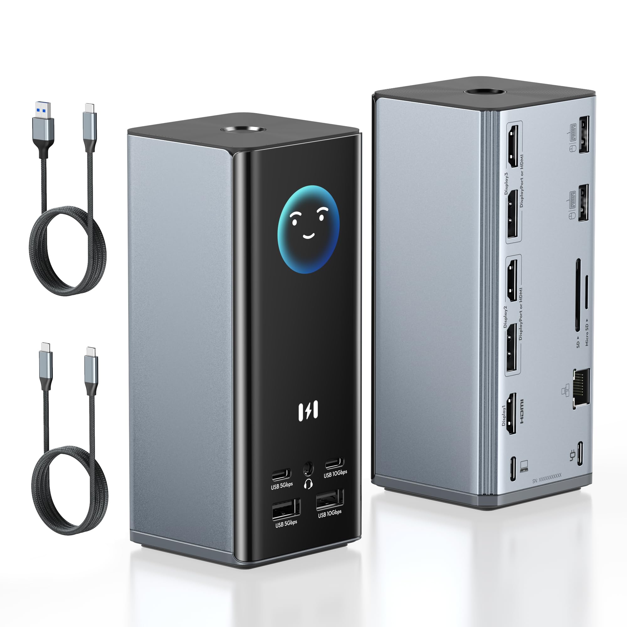 Docking Station USB-C Triple Display 3 Monitor