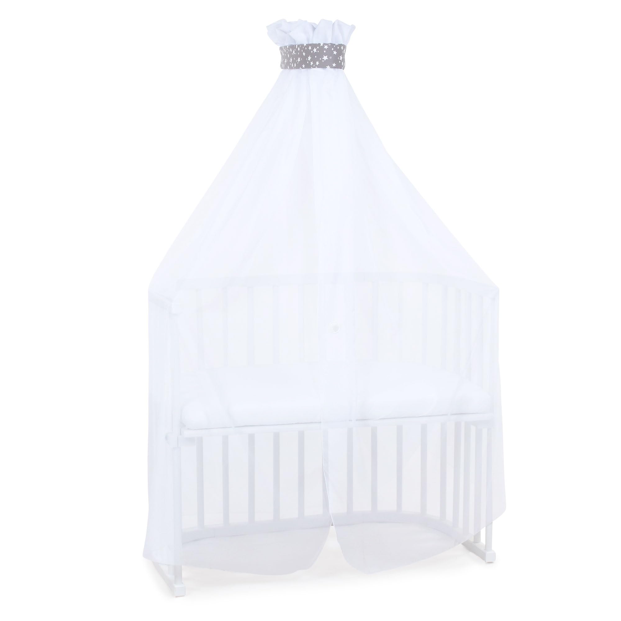 Babybay Zanzariera e Cielo Piqué con Nastro