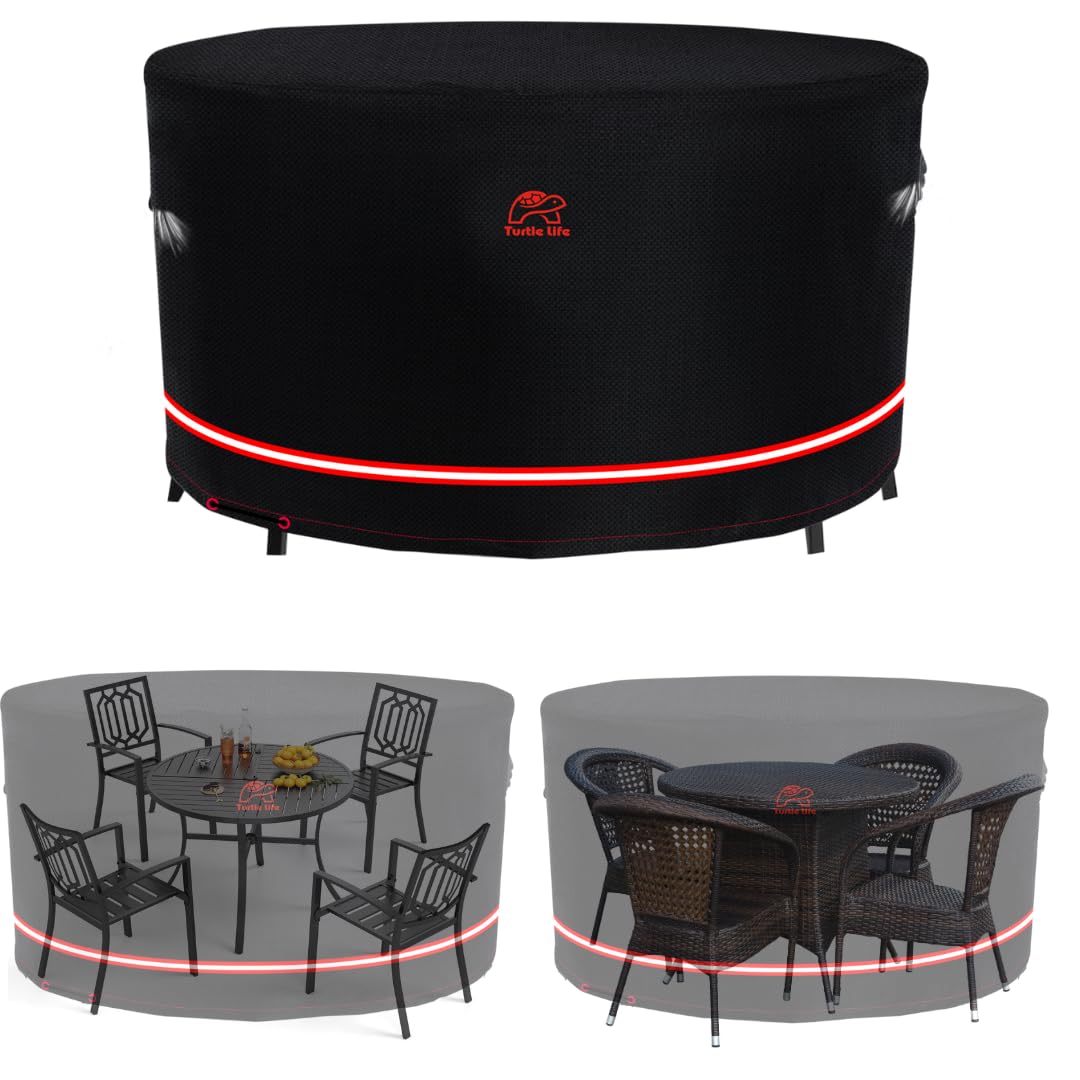 Turtle Life Copertura per Tavolo Esterno Rotondo