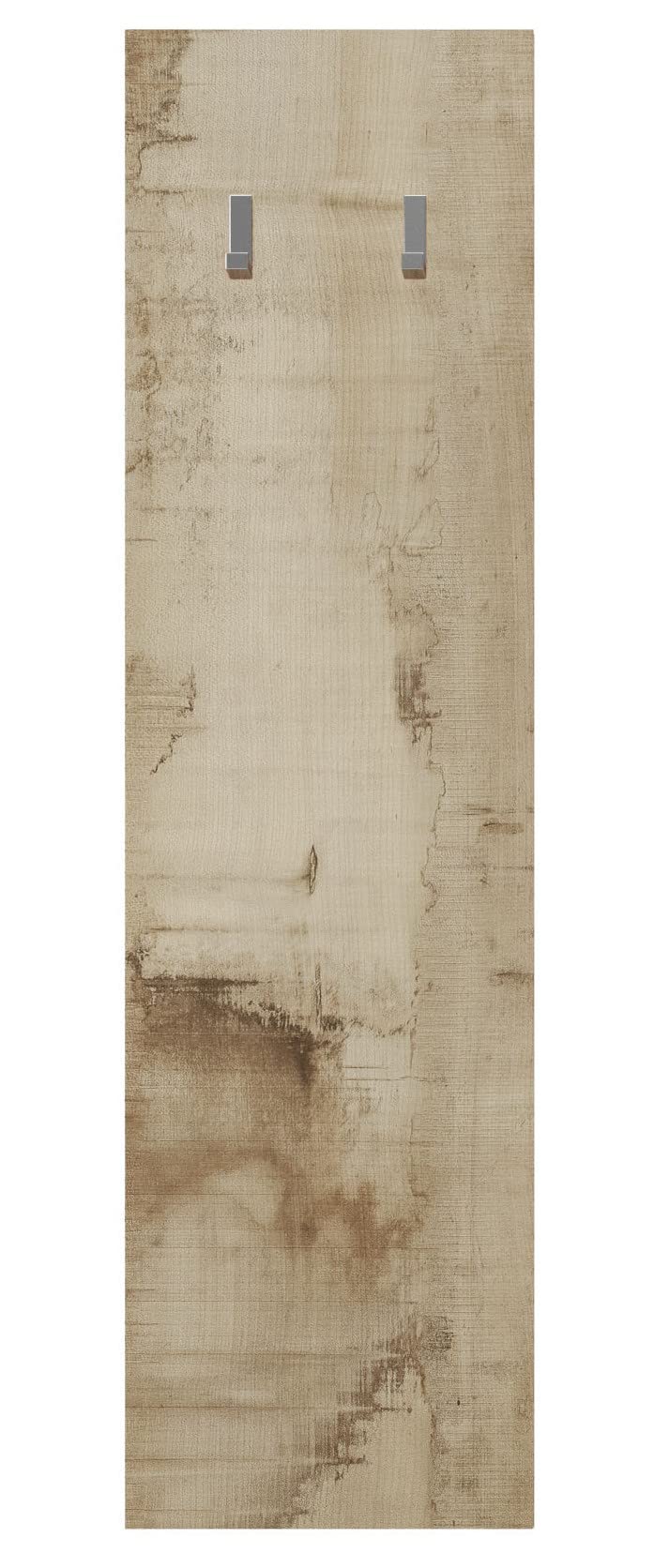 Web Convenienza Pannello Porta Abiti 2 Ganci, Color Pero