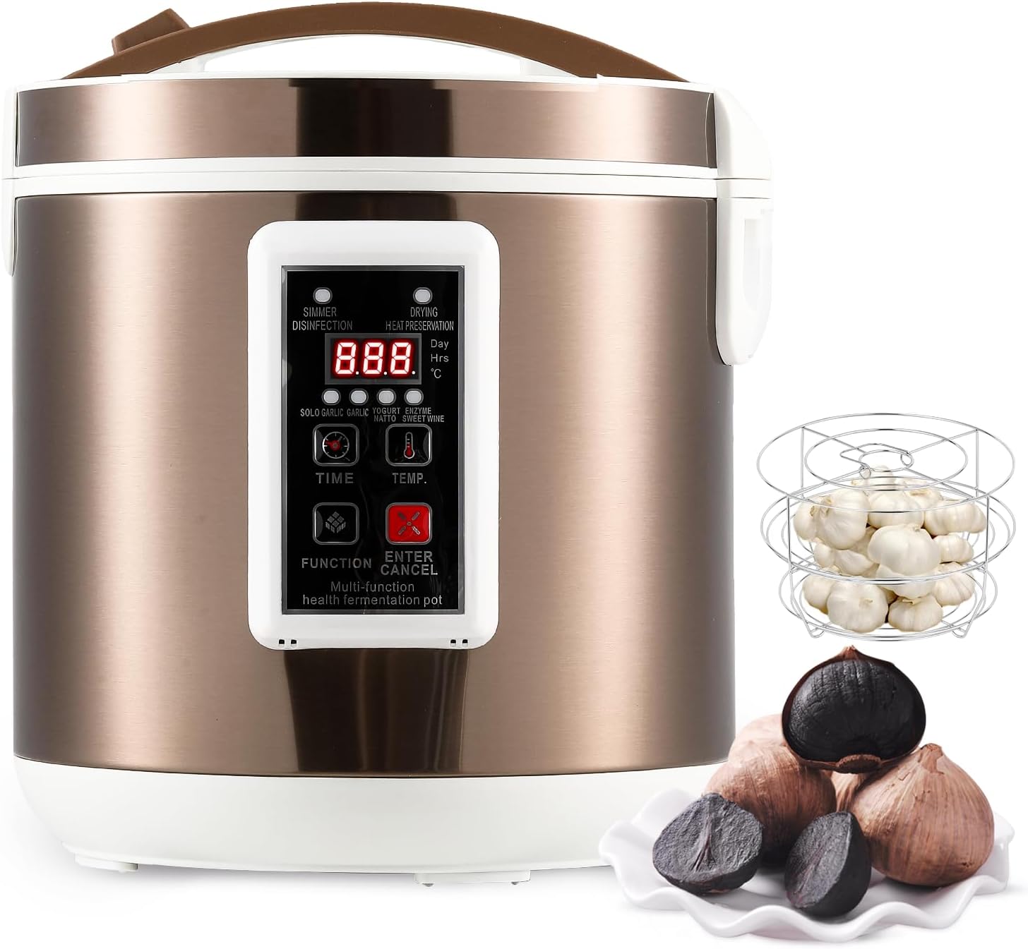 Moongiantgo Fermentatore Automatico 7.5L per Aglio Nero - immagine 1