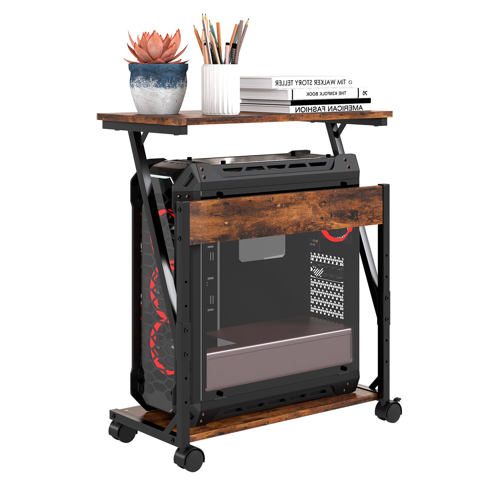 Tcatec Supporto CPU Regolabile 2 Strati