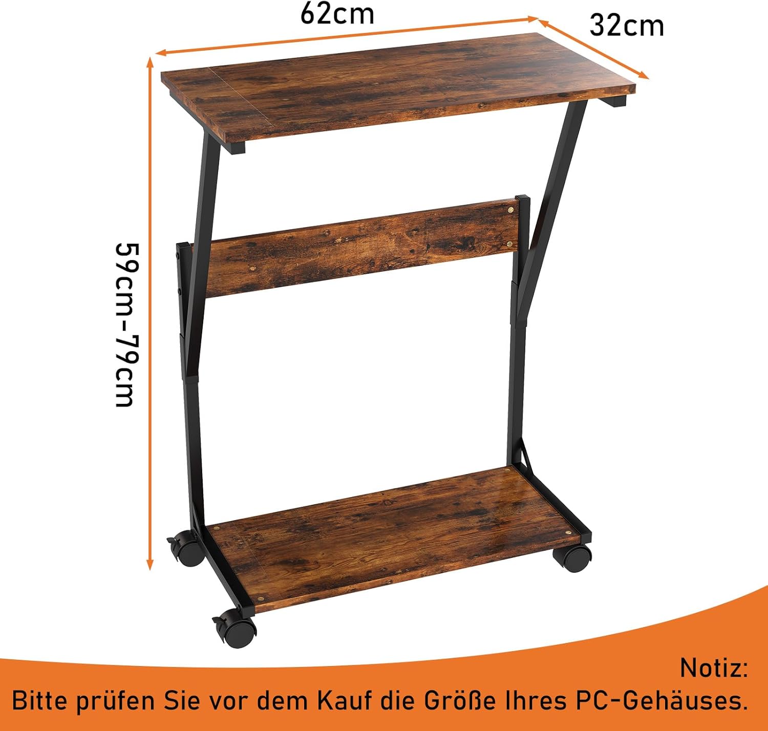 Tcatec Supporto CPU Regolabile 2 Strati - immagine 2