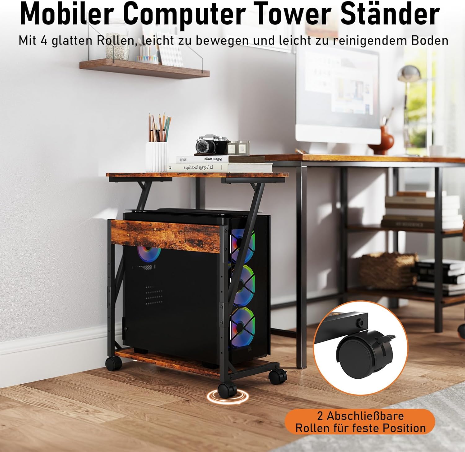 Tcatec Supporto CPU Regolabile 2 Strati - immagine 5