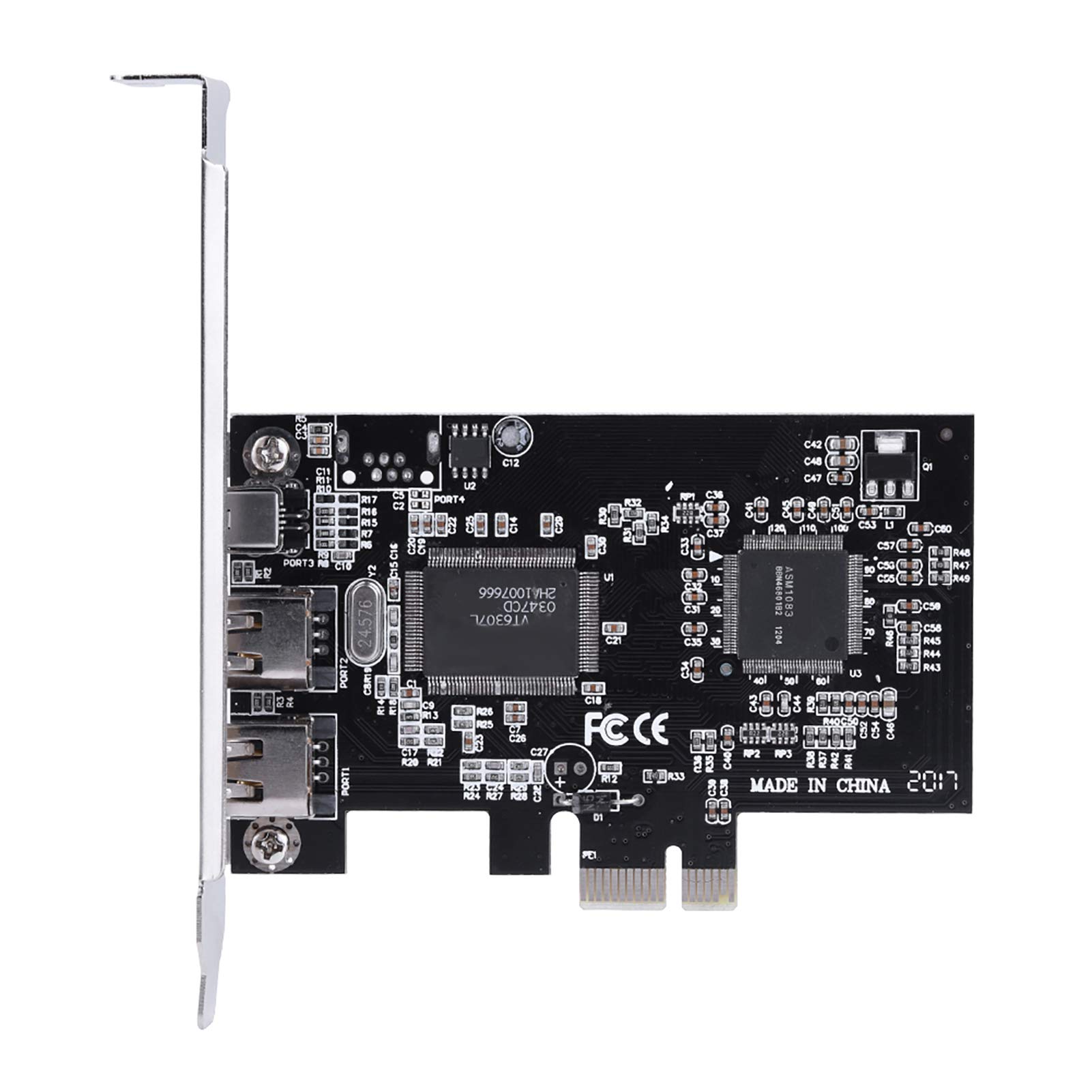 Cuifati Scheda PCIe Firewire per 10, Controller Adattatore IEEE 1394 ...