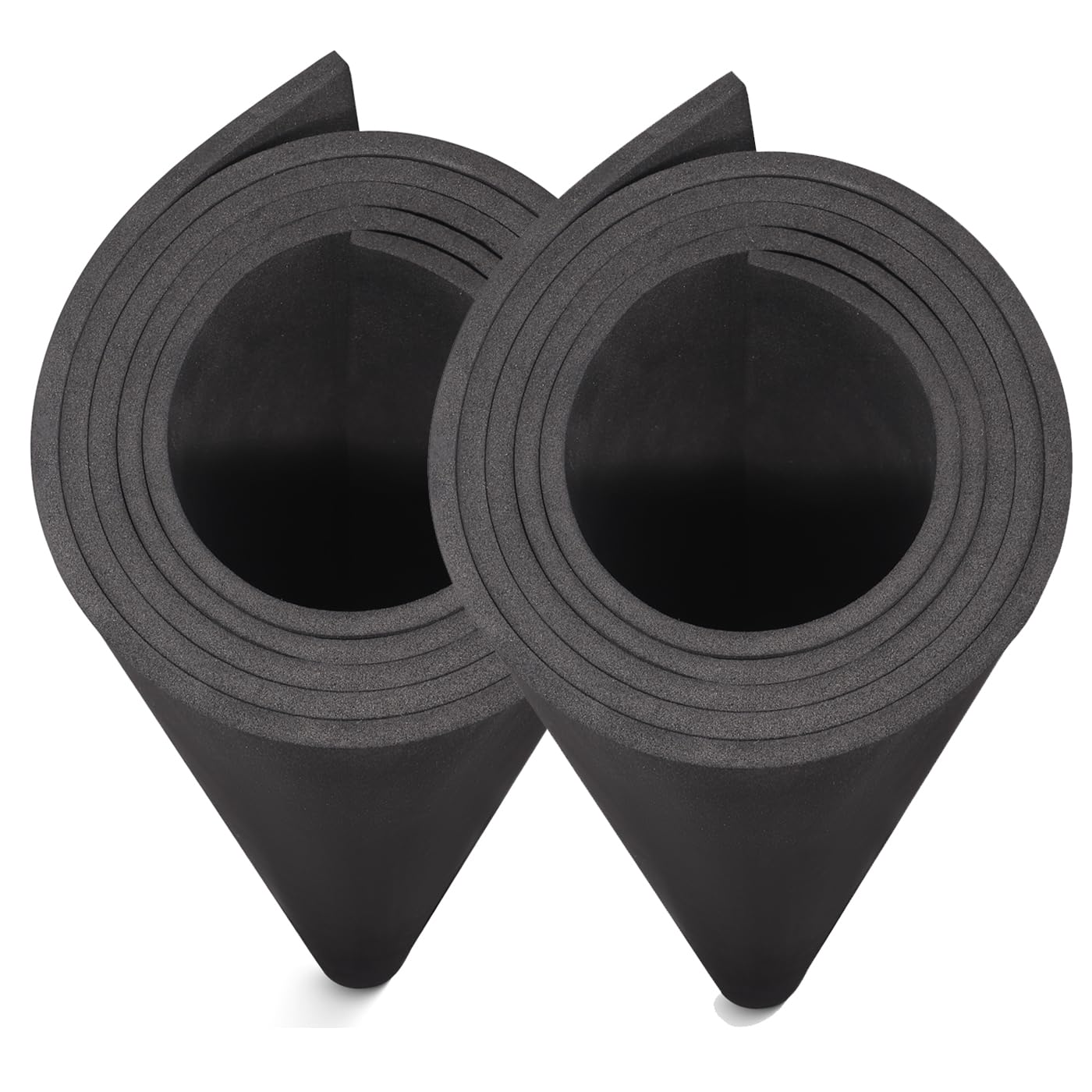 MEARCOOH Schiuma EVA Nera 5mm, 2 Pezzi 150x90cm