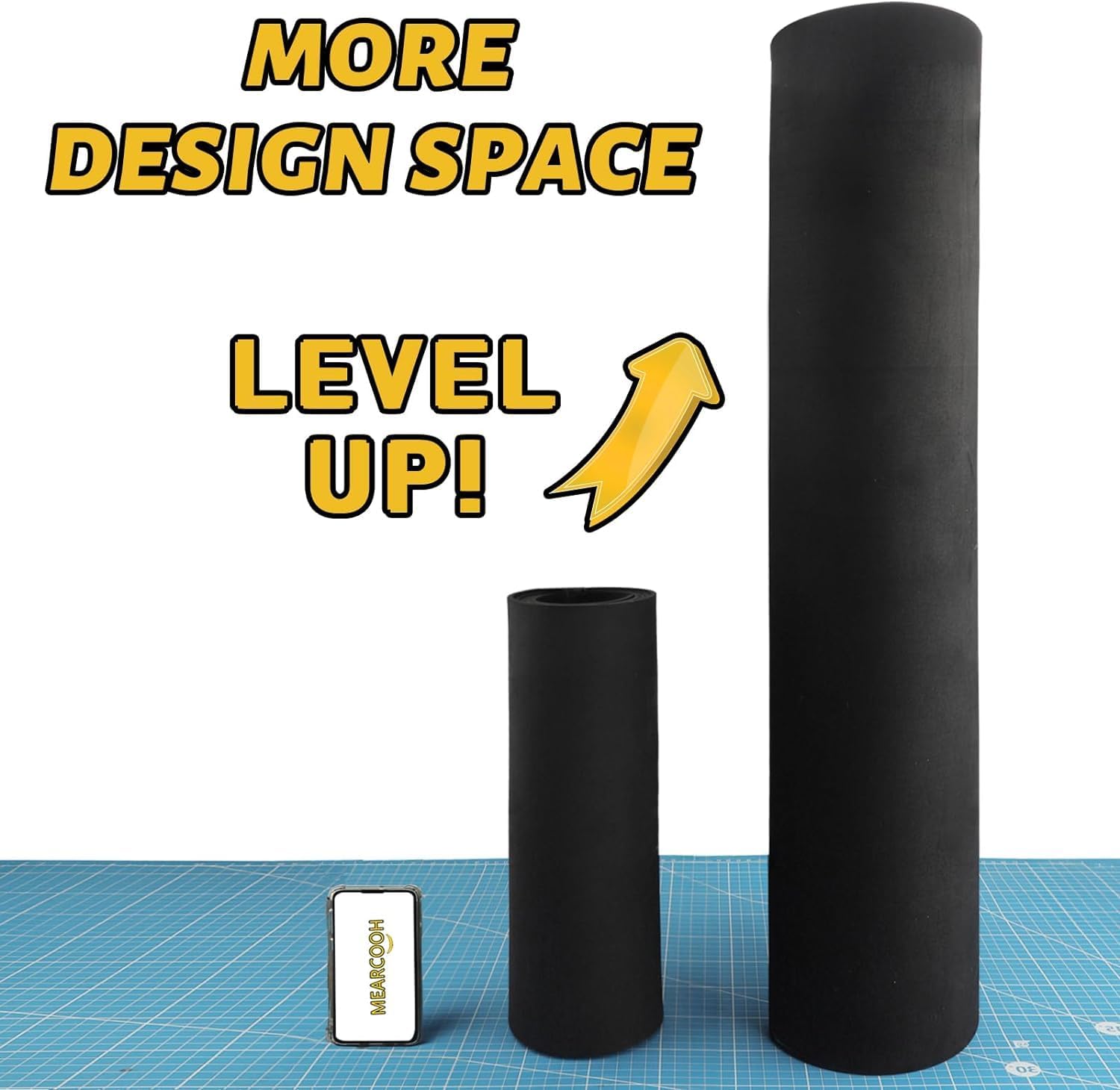 MEARCOOH Schiuma EVA Nera 5mm, 2 Pezzi 150x90cm - immagine 5